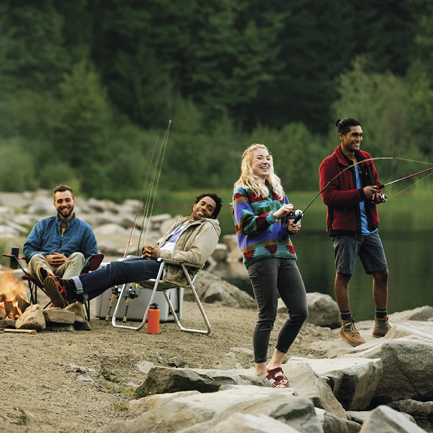 Zebco 33 Gold Spincast Fishing Reel, 3 Ball Bearings, Instant Anti-Reverse with a Smooth Dial-Adjustable Drag, Powerful All-Metal Gears with a Lightweight Graphite Frame, New Model image number 3