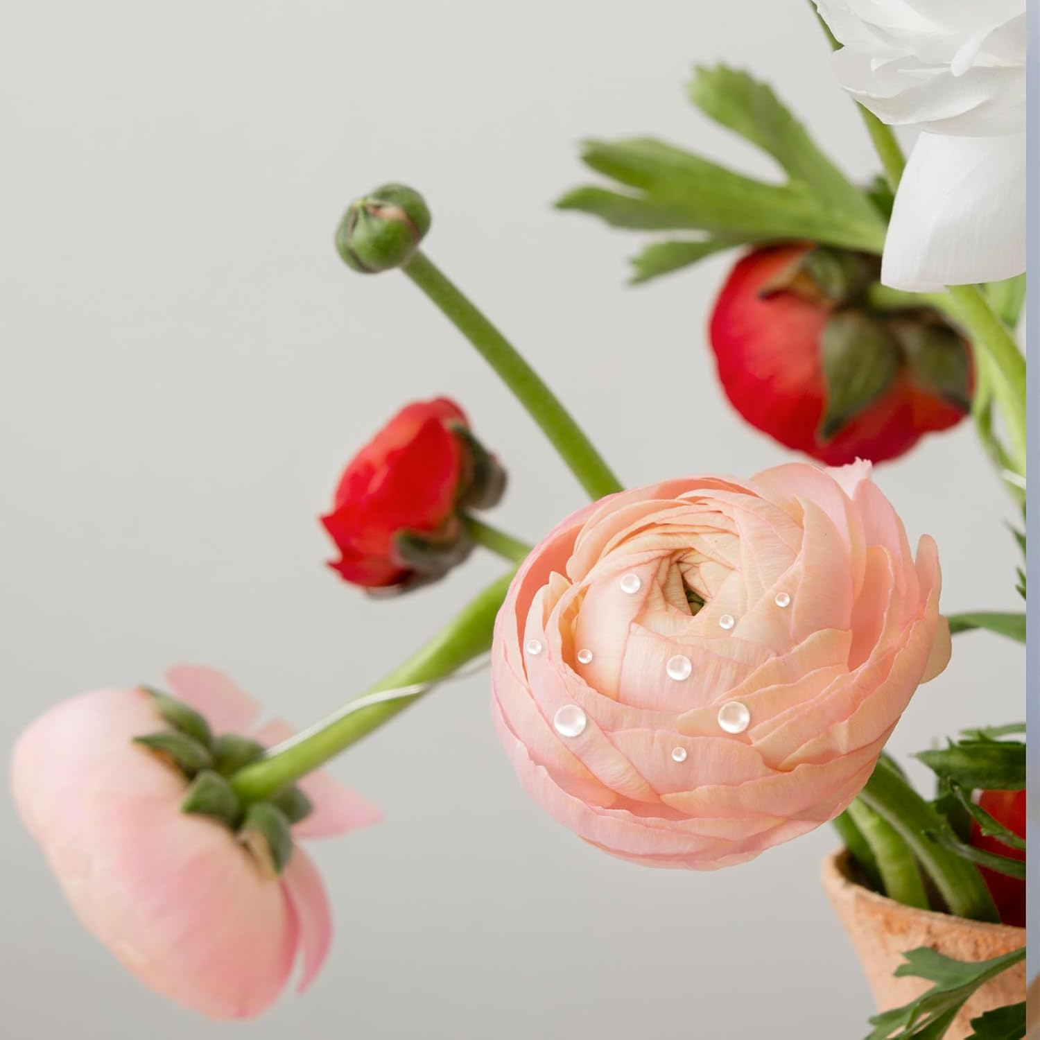 BEZANU Dewdrop Embellishments, 350 PCS Acrylic Clear Cabochons for DIY Crafts, Decor Accessories (4 Size)