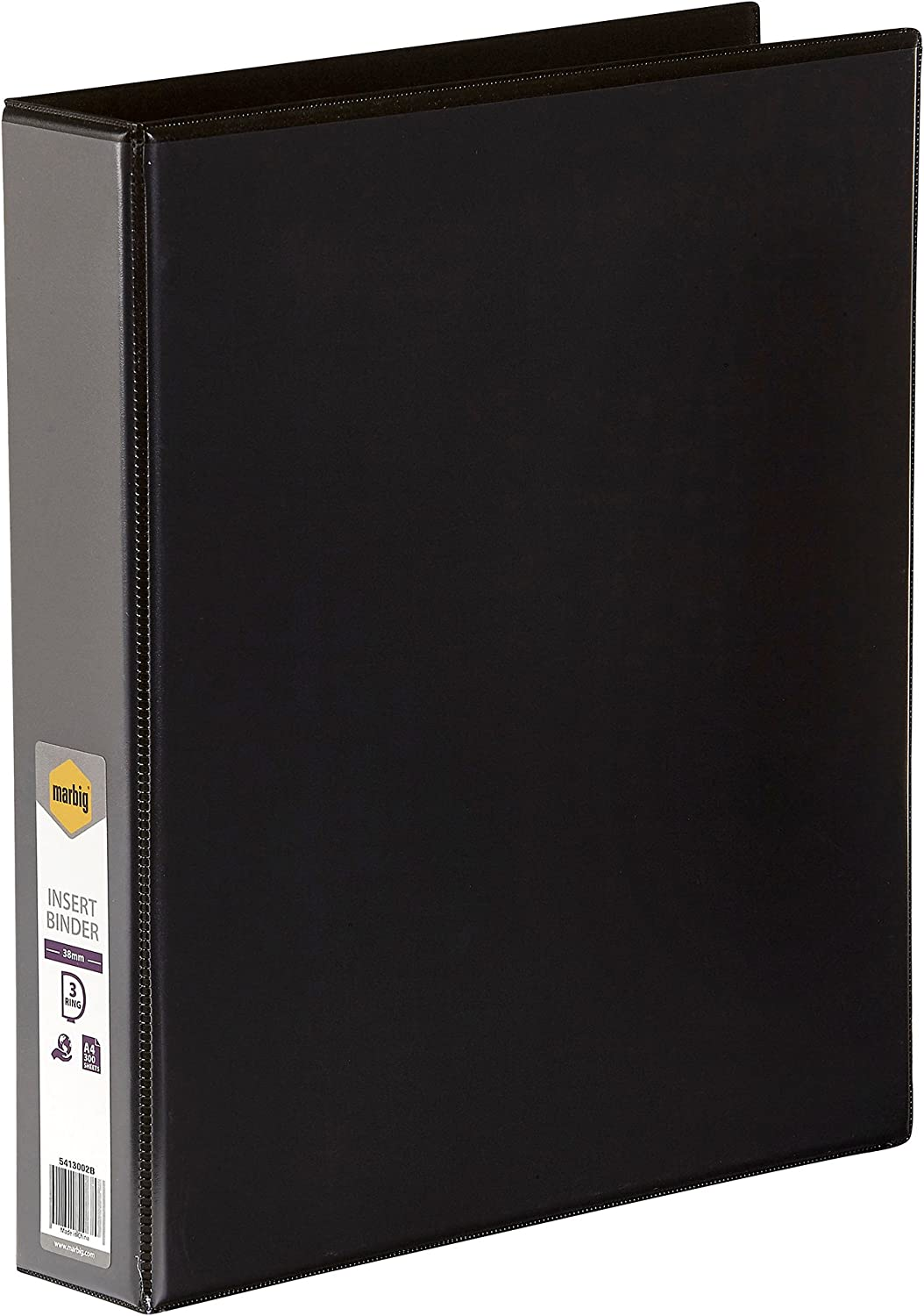 MARBIG(R) 5403002B Insert Binder Clearview A4 25Mm 3D Black