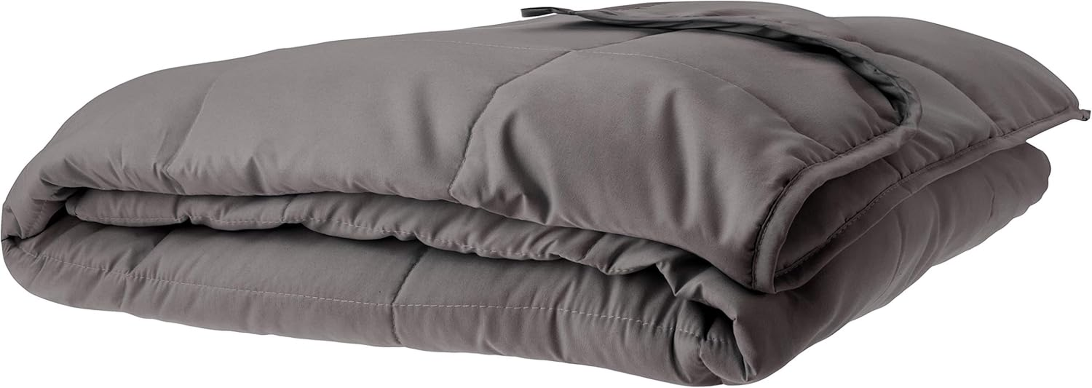 LUXOR Microfibre Weighted Blanket, Machine Washable Winter Blankets for Adults (2.2KG (90X120Cm), Grey) image number 2