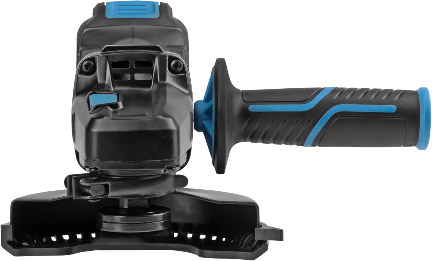 H&Ouml;GERT TECHNIK Cordless Angle Grinder 125 Mm, 18 V Brushless Motor, 8000 Rpm, Tool-Free Protective Devices, Two-Stage Switch, Metal Gear + Promo 2.0 Ah