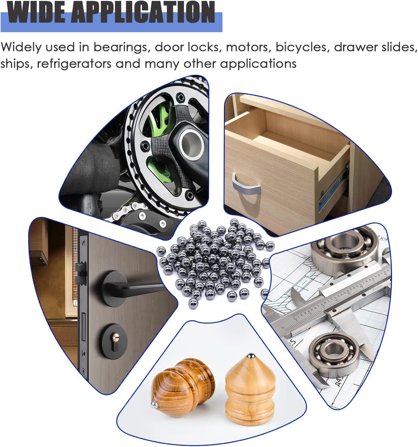 120 Pcs Paint Mixing Balls, Stainless Steel Mixing Agitator Balls for Mixing Model Paints, Bearing Steel Balls, Nail Polish Mixing Agitator Balls, 5Mm image number 4