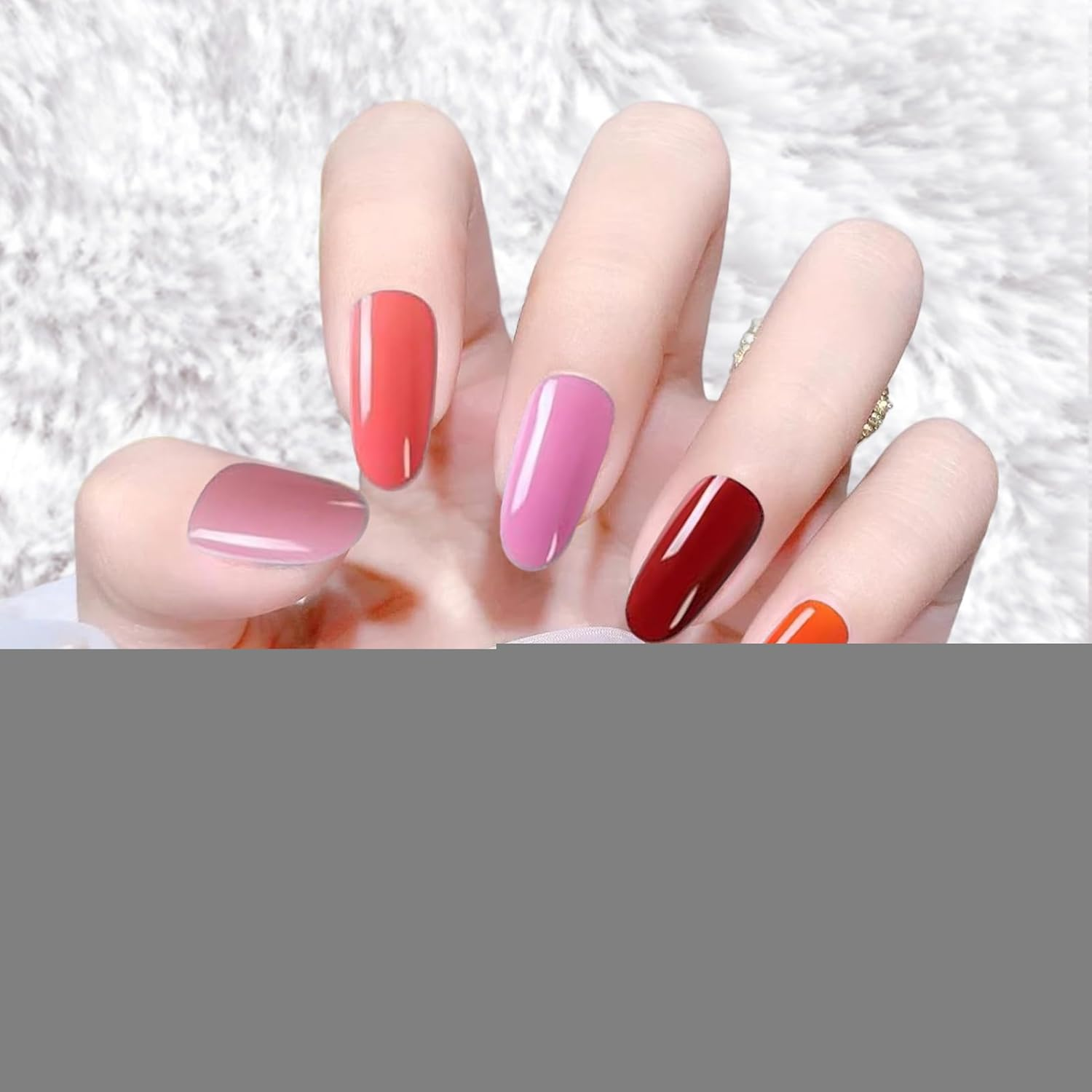 Gel Nail Polish Set | Quick-Dry Nail Polish Painting Kit 6 Colors,No UV Gel Nail Polish Painting Supplies Manicurist Assistant image number 4