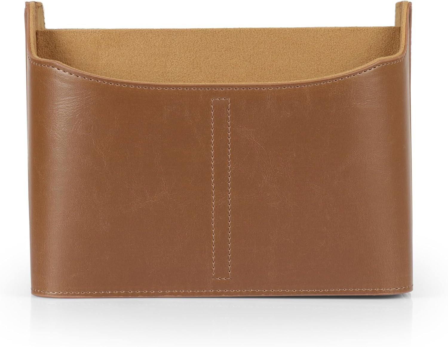 Londo Leather Remote Control Organizer and Caddy with Tablet Slot