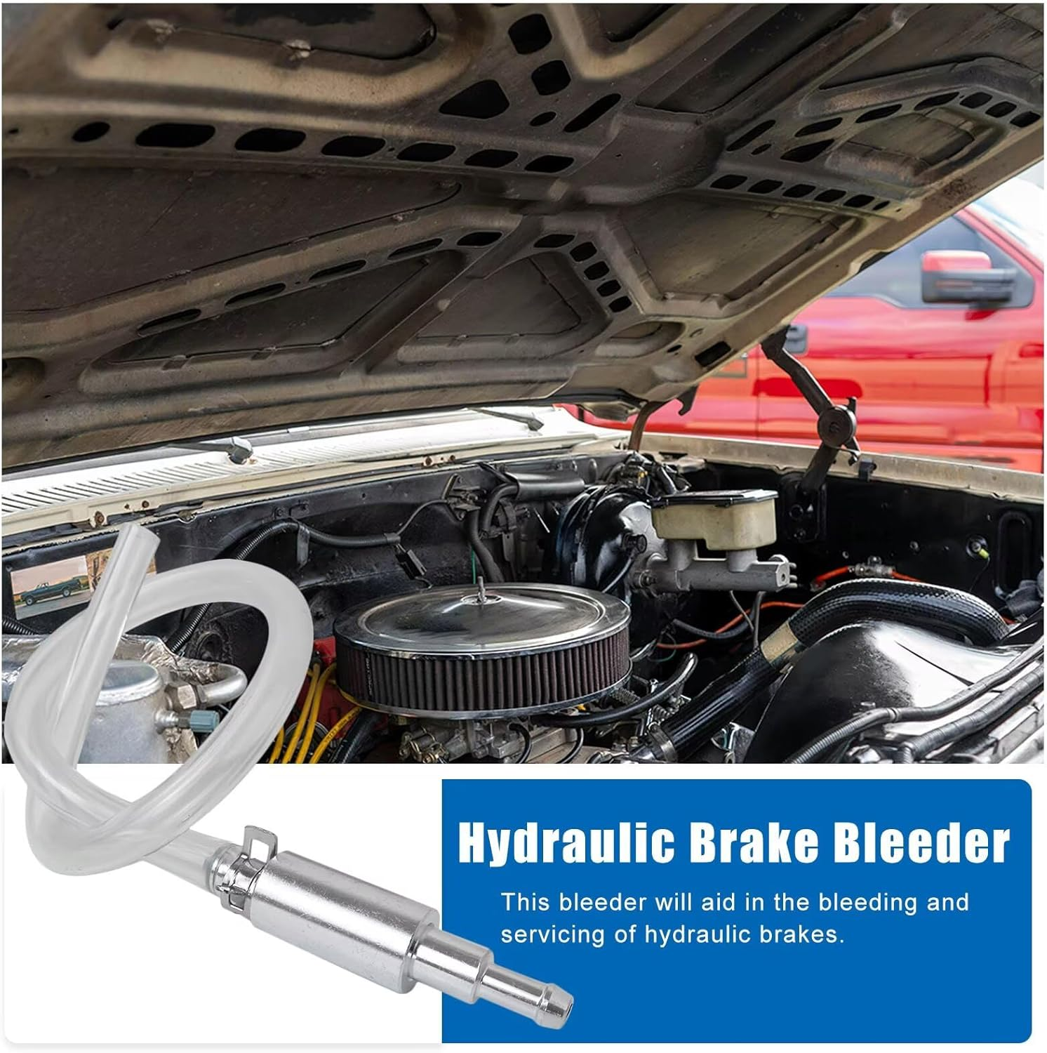 New Clutch Brake Bleeder Hose One Way Valve Tube Bleeding Tool Kit for Motorcycle Car Au image number 4