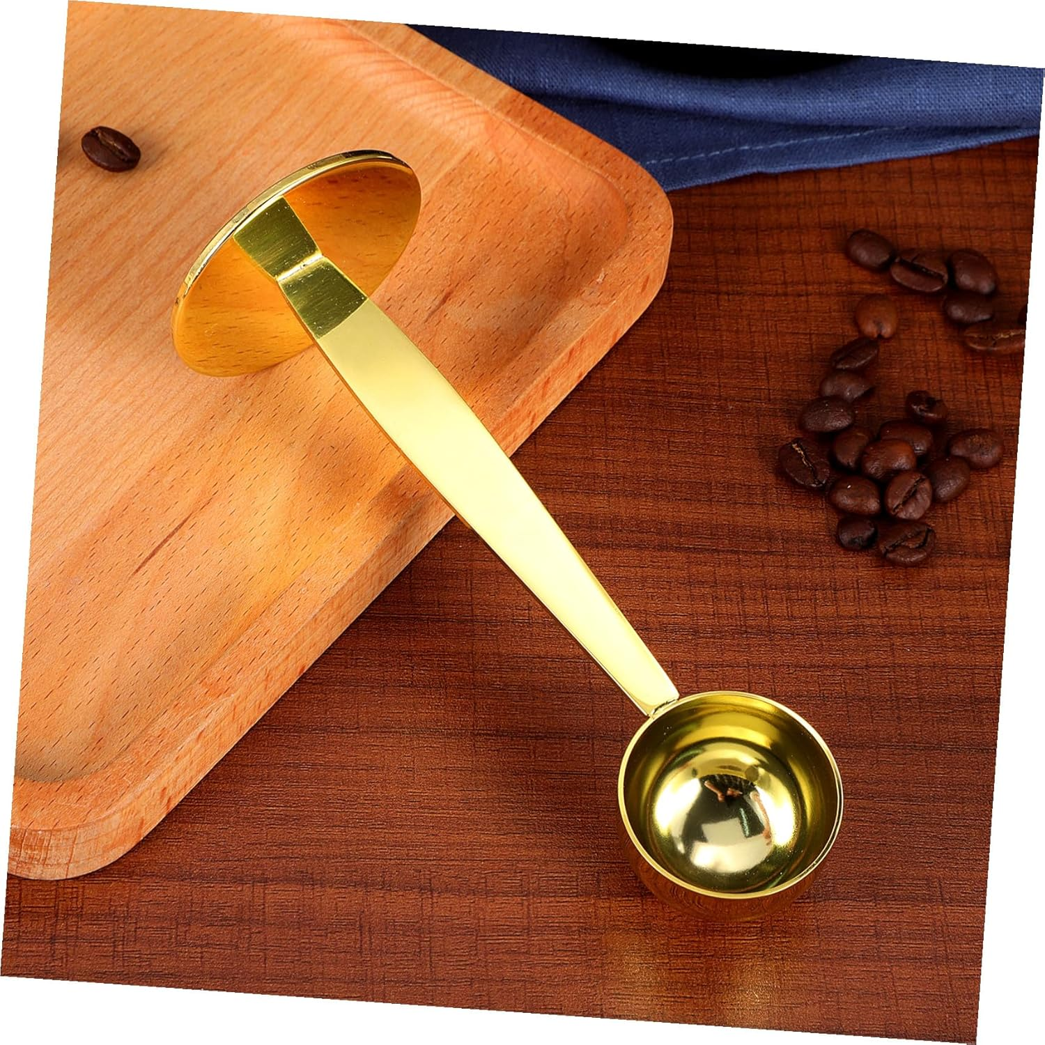 GETAJGHSD Multi-Purpose Stainless Steel Coffee Measuring Spoon with Pressed Bottom for Espresso Milk Powder Tea Sugar and Spices Flavor Spoon for Home Restaurants and Coffee Bars