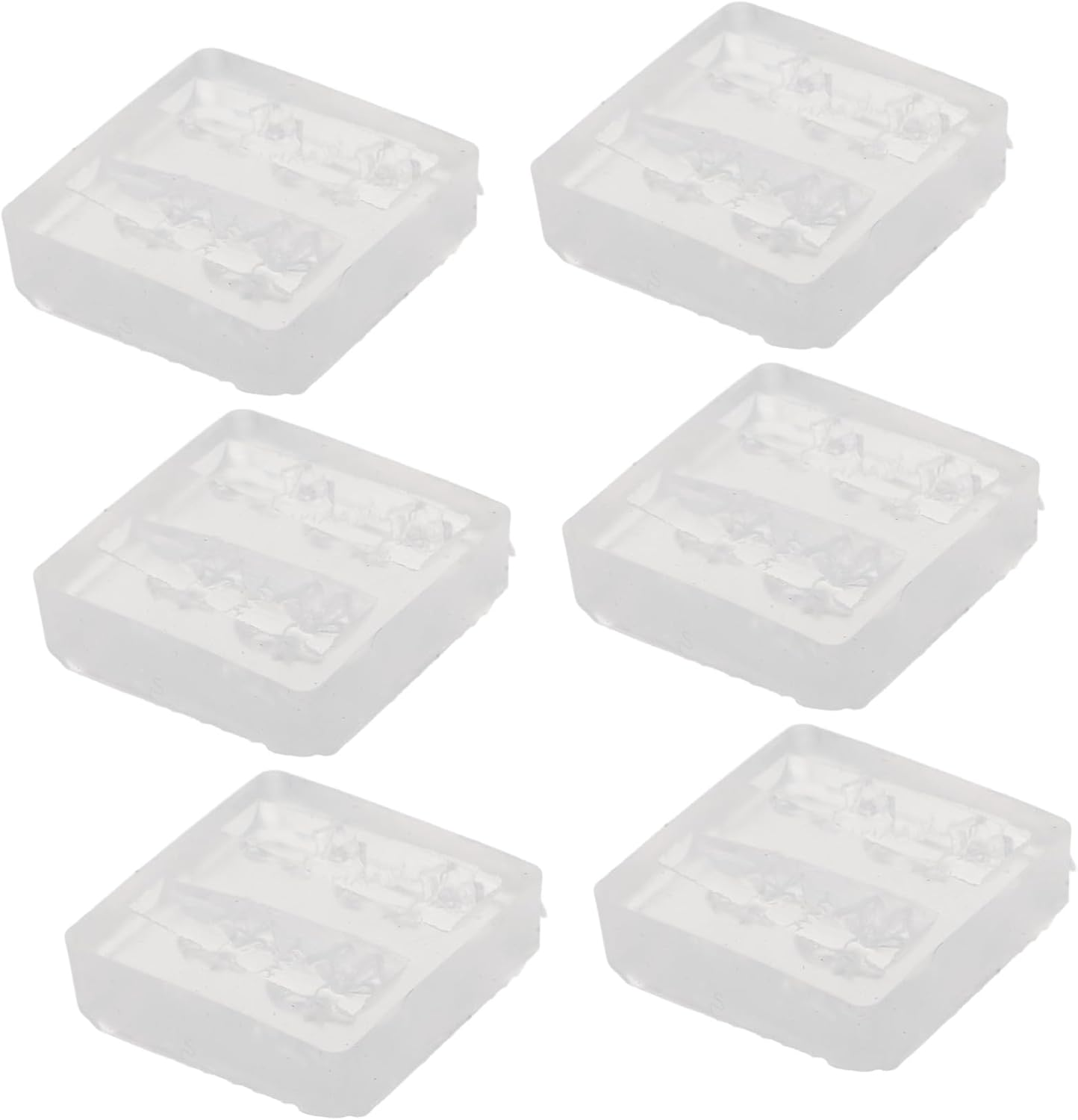 WOFASHPURET 30 Pcs Bow Silicone Mold for Nail Art Transparent Reusable Bowknot Stencil for DIY Resin Crafts Fast Resin Shaping Tool for Womens Fingertip Decoration image number 2