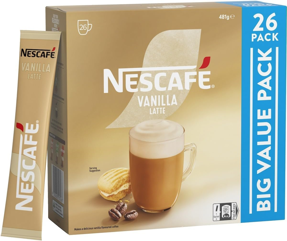 Nescafe Menu Vanilla Coffee Sachets 26-Pack image number 4