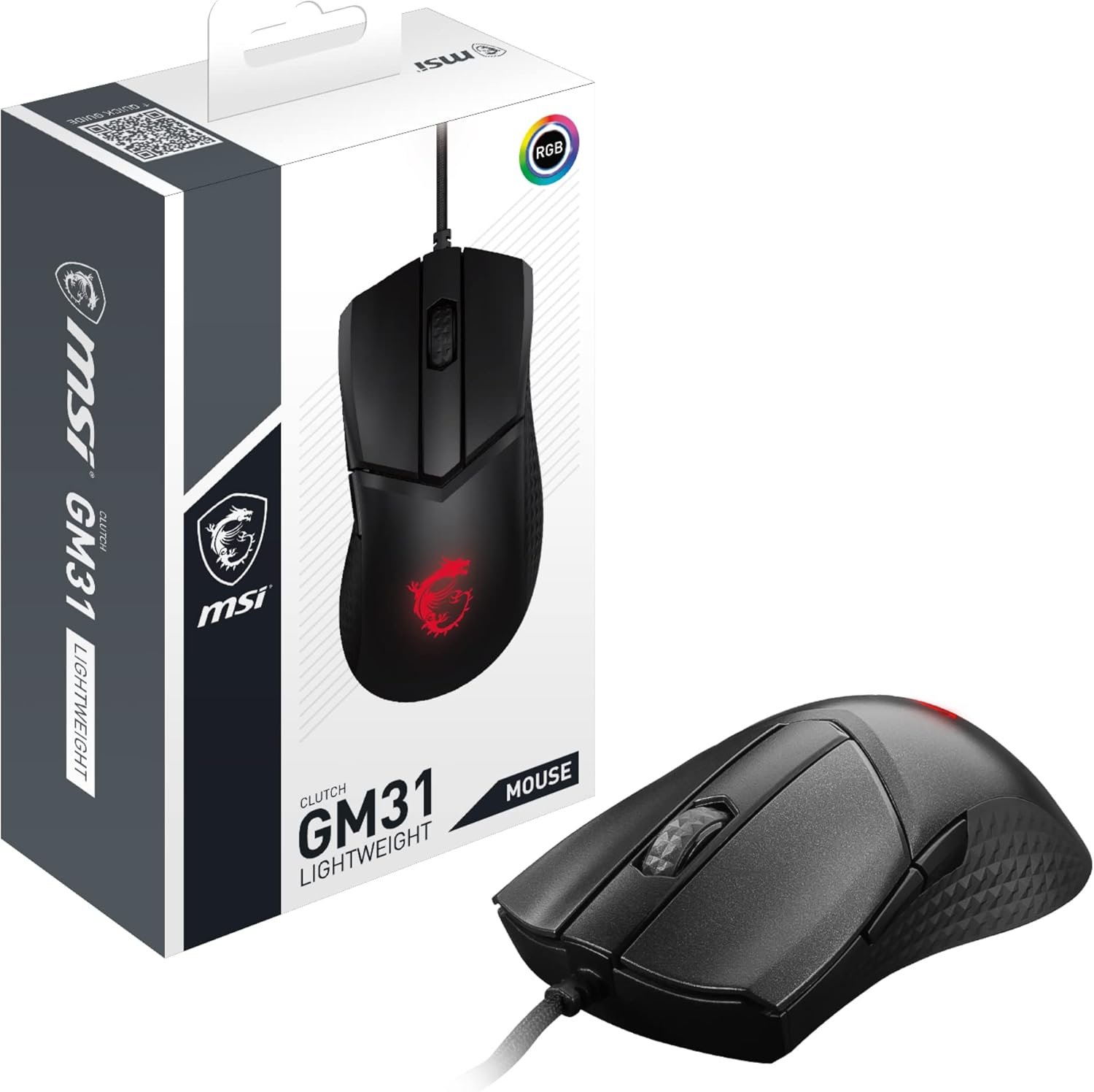 MSI CLUTCH GM31 Lightweight Gaming Mouse image number 5