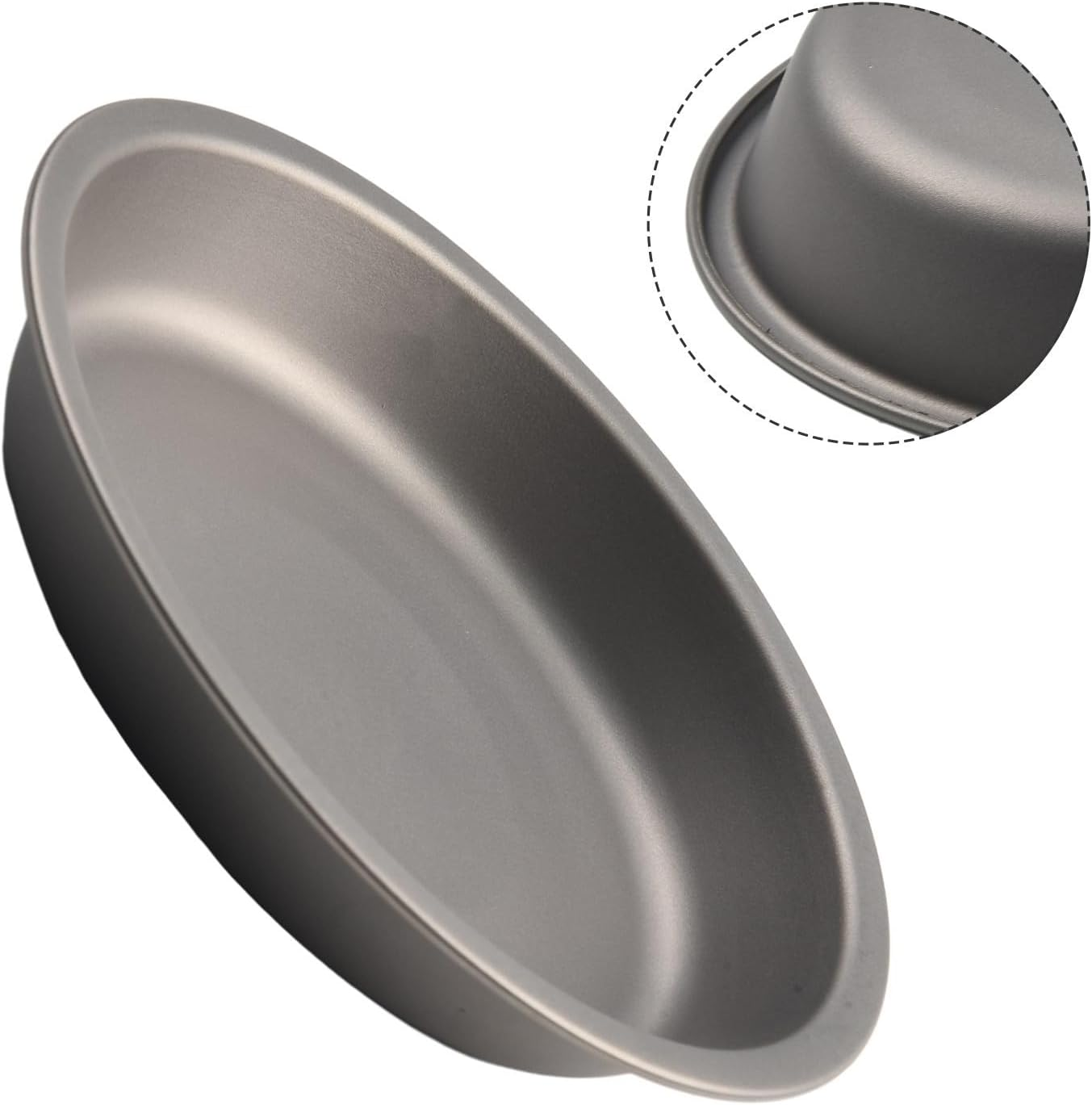 Titanium Plate Outdoor Camping Panware for BBQ Backpack Hiking Picnic Lightweight Dinner Plate for Food Fruit Sauce image number 3