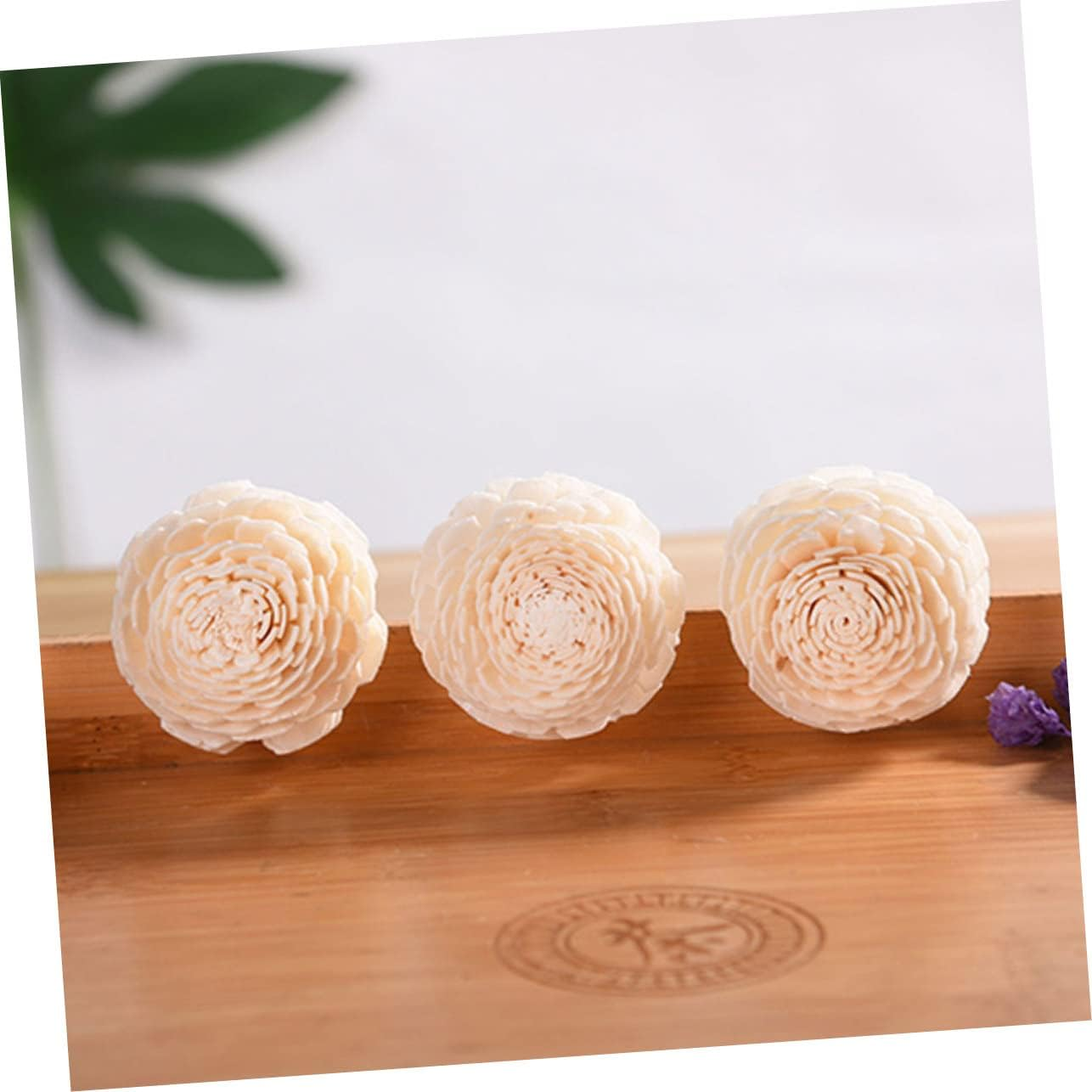 8Pcs Diffuser Flower Sticks Dried Flower Essential Oil Reed Diffusers Home Aromatherapy Decor image number 1
