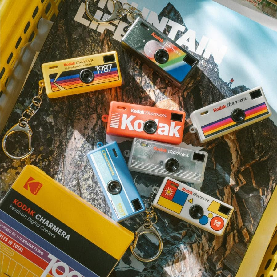 Kodak CHARMERA Keychain Mini Digital Camera Collectable Blind Box Single Box (1PC) image number 4