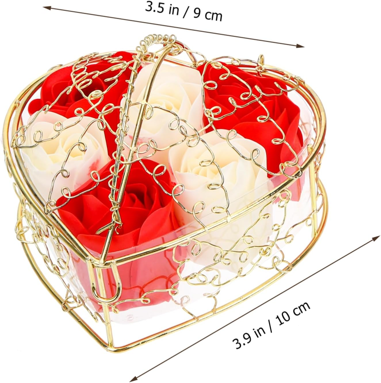 FRCOLOR Decorative Soap 4 Boxes Soap Rose Floral Immortal Floral Ornament Rose for Women Spa for Women Soap Bride Rose Soap Bar Fancy Soap Basket Miss image number 2