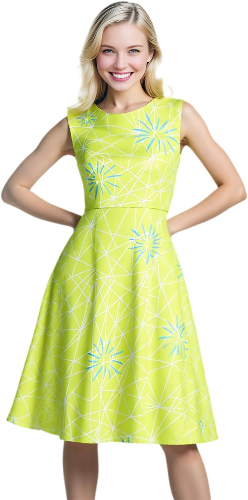 Joy Costume Dress Adult Yellow Dress Emotions Cosplay Cartoon Movie Halloween Outfit Women image number 4