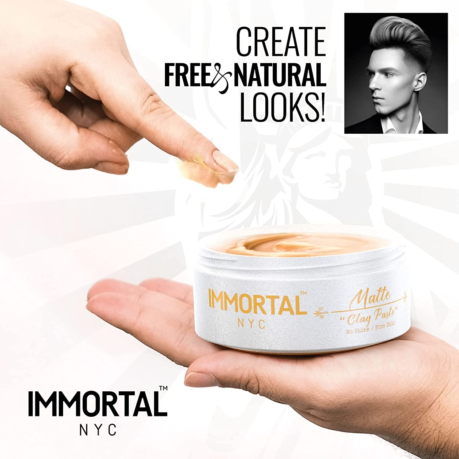 Immortal NYC Matte Clay Paste 150 Ml image number 1