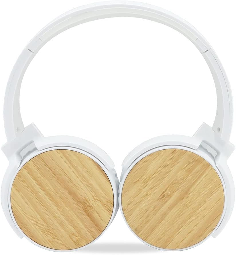 Wireless Bluetooth Headphones, Lightweight, Adjustable and Foldable, Bamboo image number 4