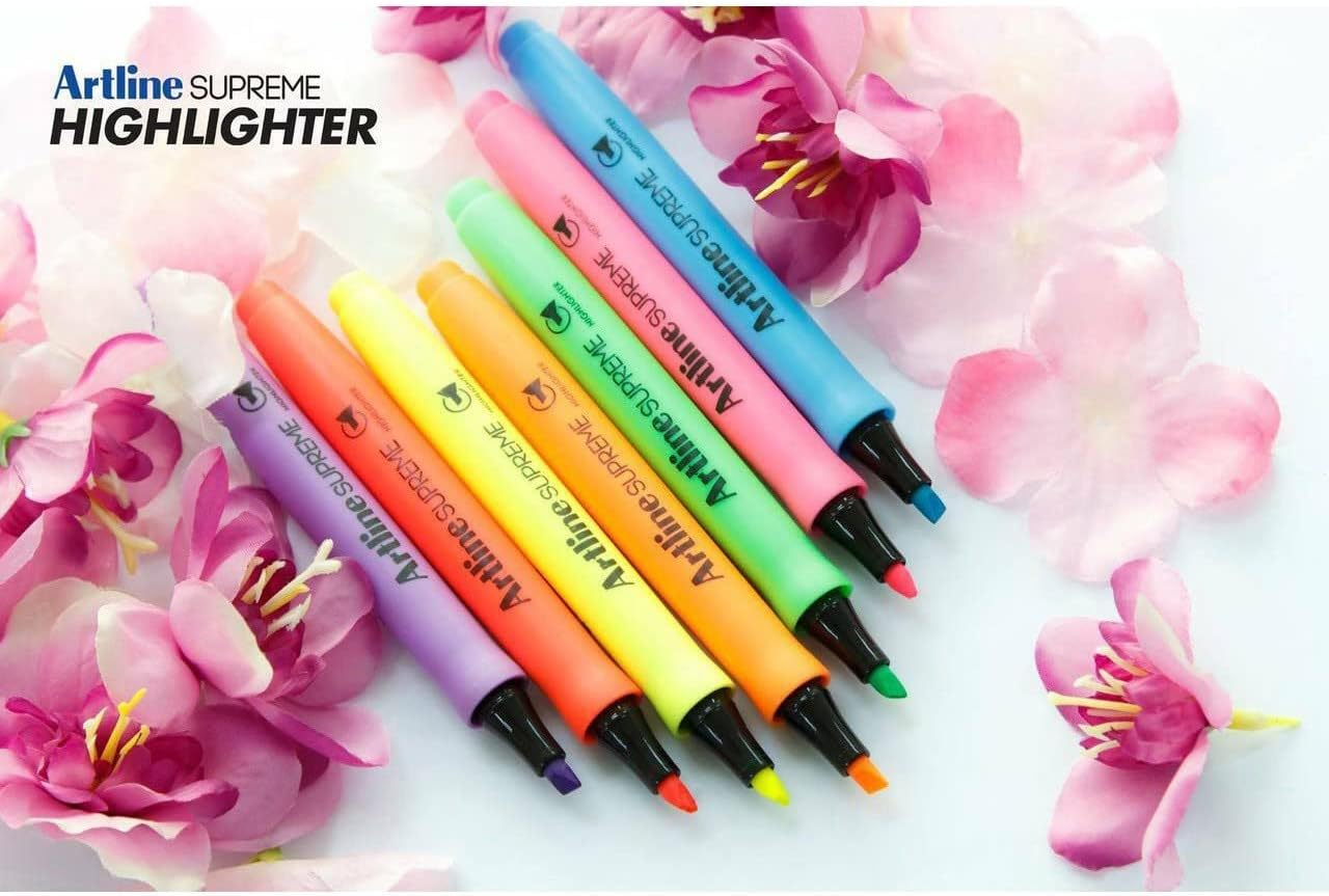 Artline Supreme Assorted Highlighter 8 Pack image number 2