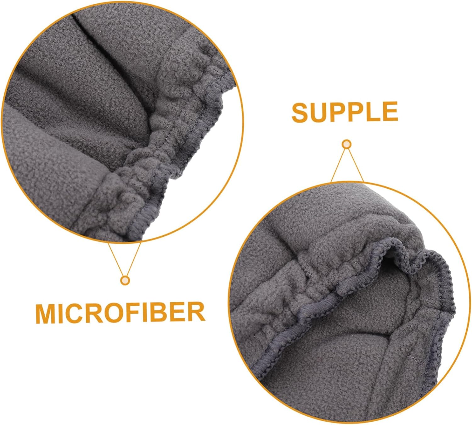 Abaodam 3Pcs Super Absorbing Reusable Diapers with Leak Resistant Bamboo Charcoal Washable Cloth Inserts for Portable Use and All Day Comfort image number 1