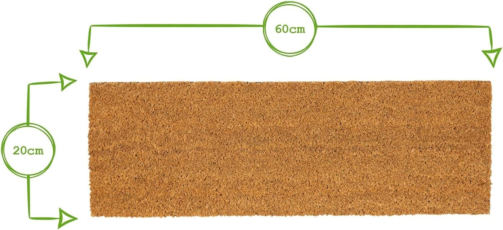 Nicola Spring Coir Step Mat - 60 X 20Cm - 1 Pack