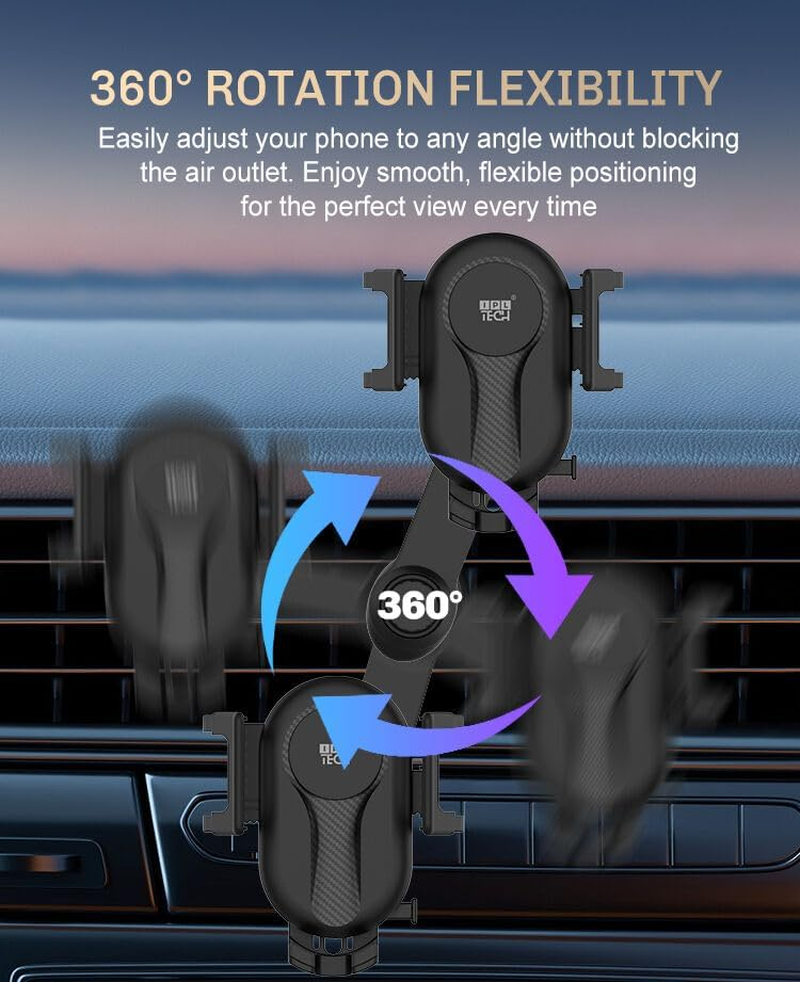 360O Vortex Universal Car Phone Holder - Adjustable Suction Mount for All Smartphones image number 4