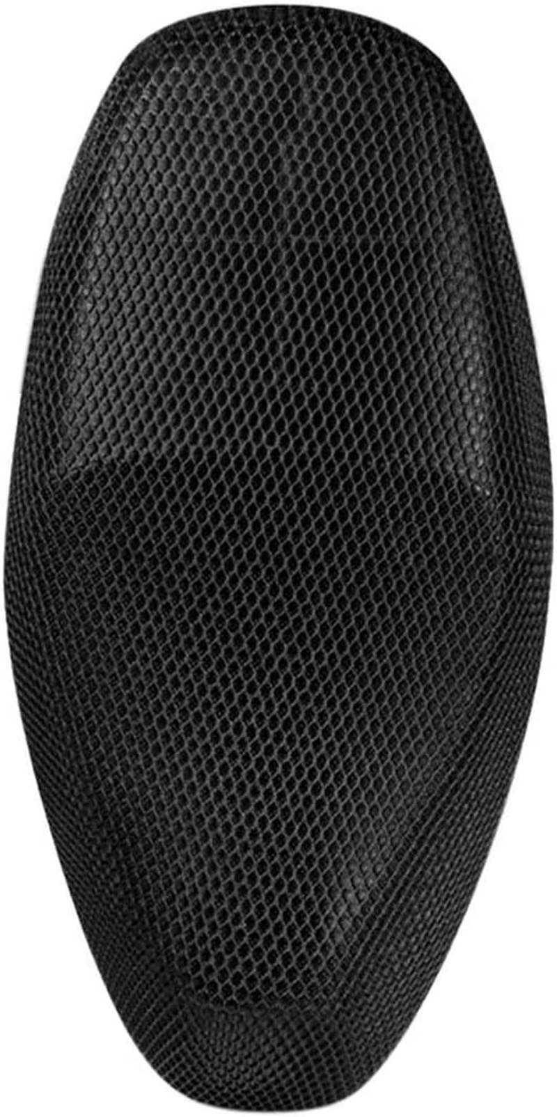 Black Motorcycle Scooter Moped Seat Cover Seat Anti-Slip Cushion 3D Spacer Mesh Fabric, Xx-Large image number 4
