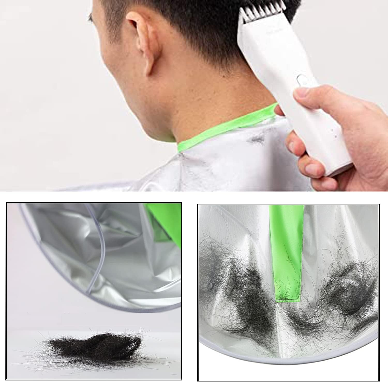 Yqkangzhu Professional Hair Cutting Cape, Salon Barber Cape, Waterproof Haircut Cloak Umbrella Hair Catcher, Foldable Hairdresser Gown Apron, Men Women Hairdressing Supplies for Barber and Stylists image number 5