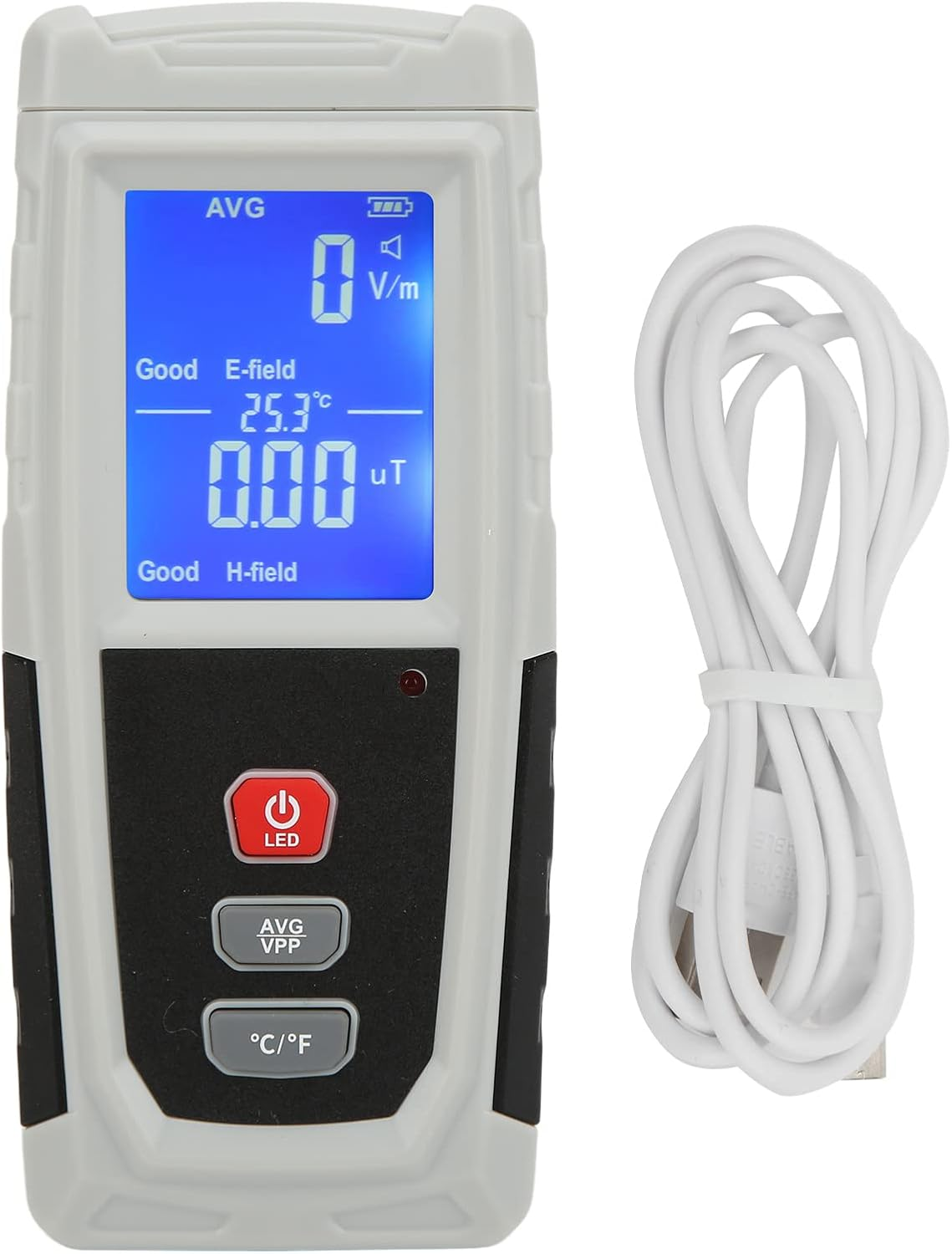 Geiger Counter, Professional Nuclear Radiation Detector, Electromagnetic Field Radiation Detector with LCD Display, Nuclear Radiation Contamination Detector and Monitor, X-Ray Tester image number 1