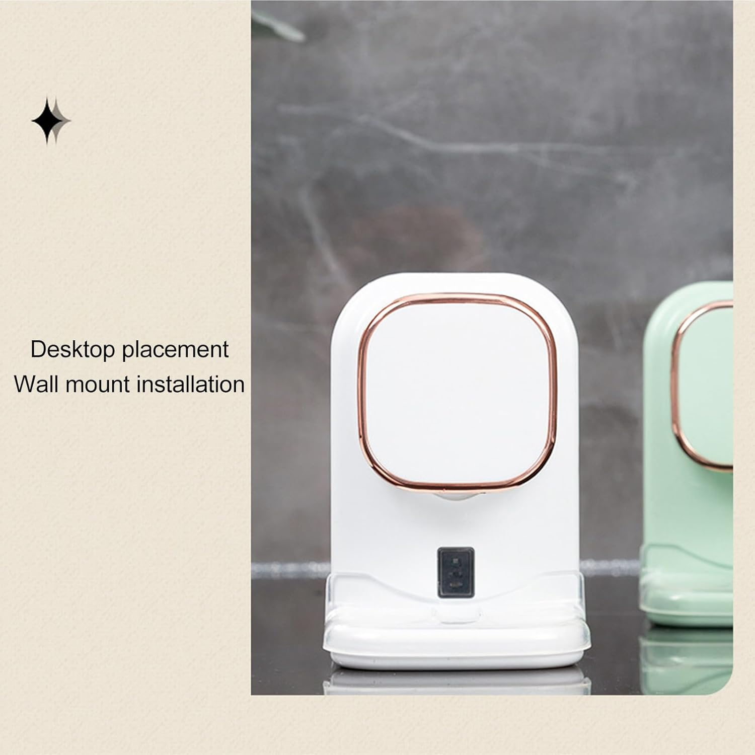 Electric Toothpaste Squeezer, Responsive Automatic Toothpaste Dispenser Easy Installation Wide Compatible with Sensor for Kids for Bathroom (Green) - White image number 5