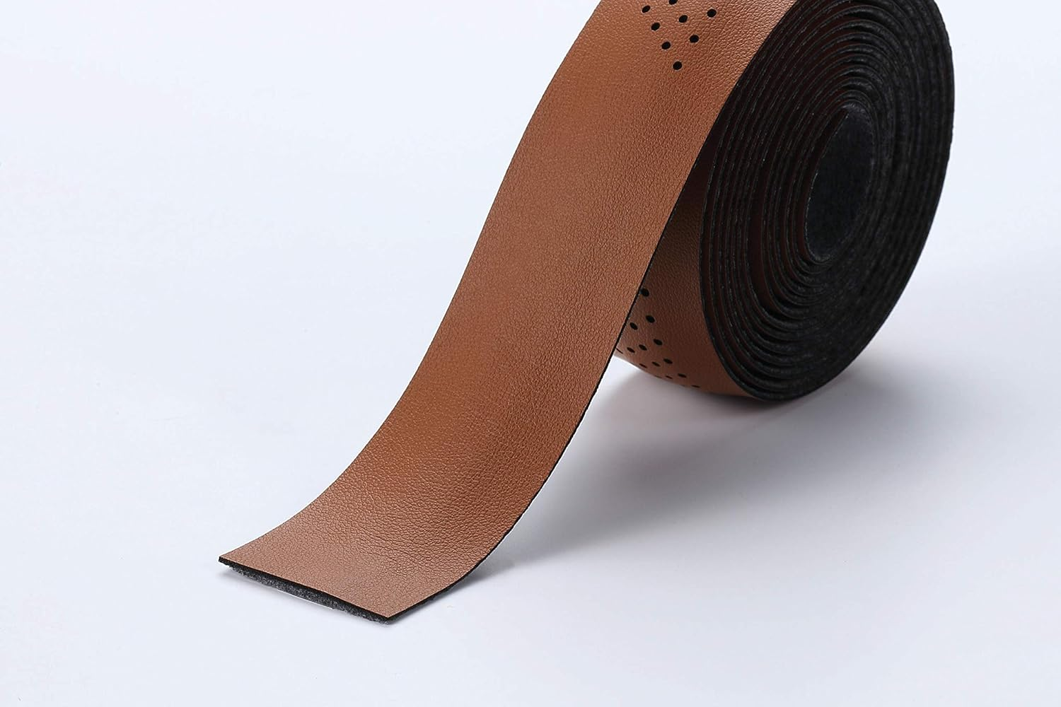 BBB Cycling Bike Handlebar Tape I Leather Look Bar Tape Road Bike I Non-Slip Bike Tape Includes Handlebar Plugs I Speedribbon BHT-12 Brown image number 6
