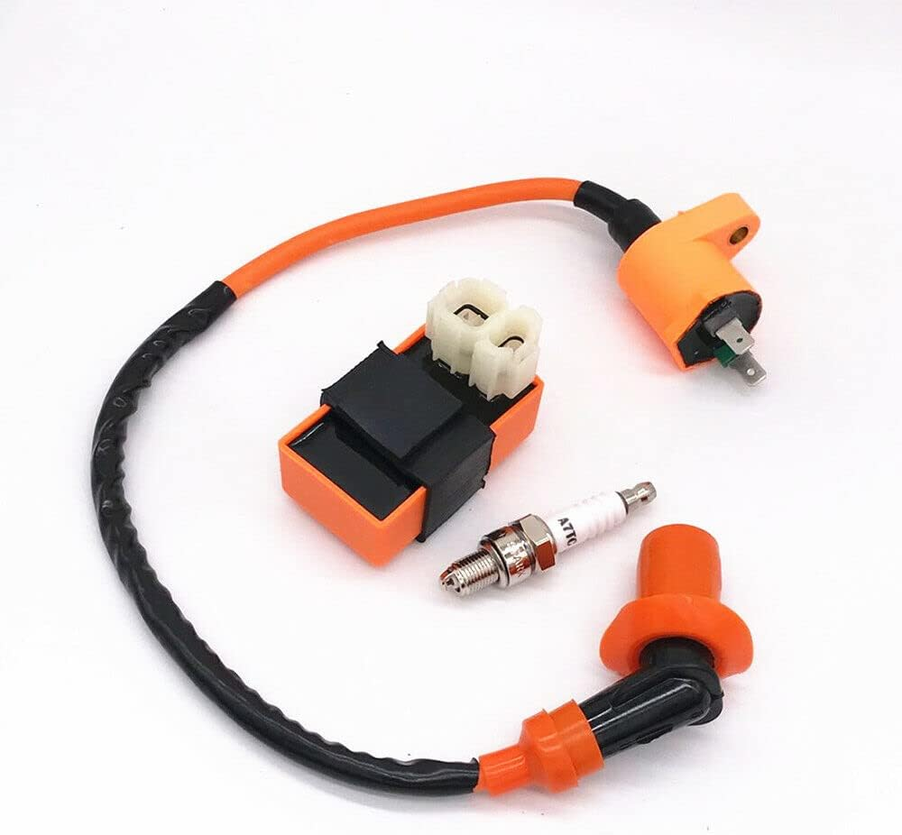 Motorbike Ingition Set 1Pc Racing CDI + Spark Plug + Ignition Coil Kits for GY6 50/125/150CC 4-Stroke Scooter Parts Replacement Accessories image number 3