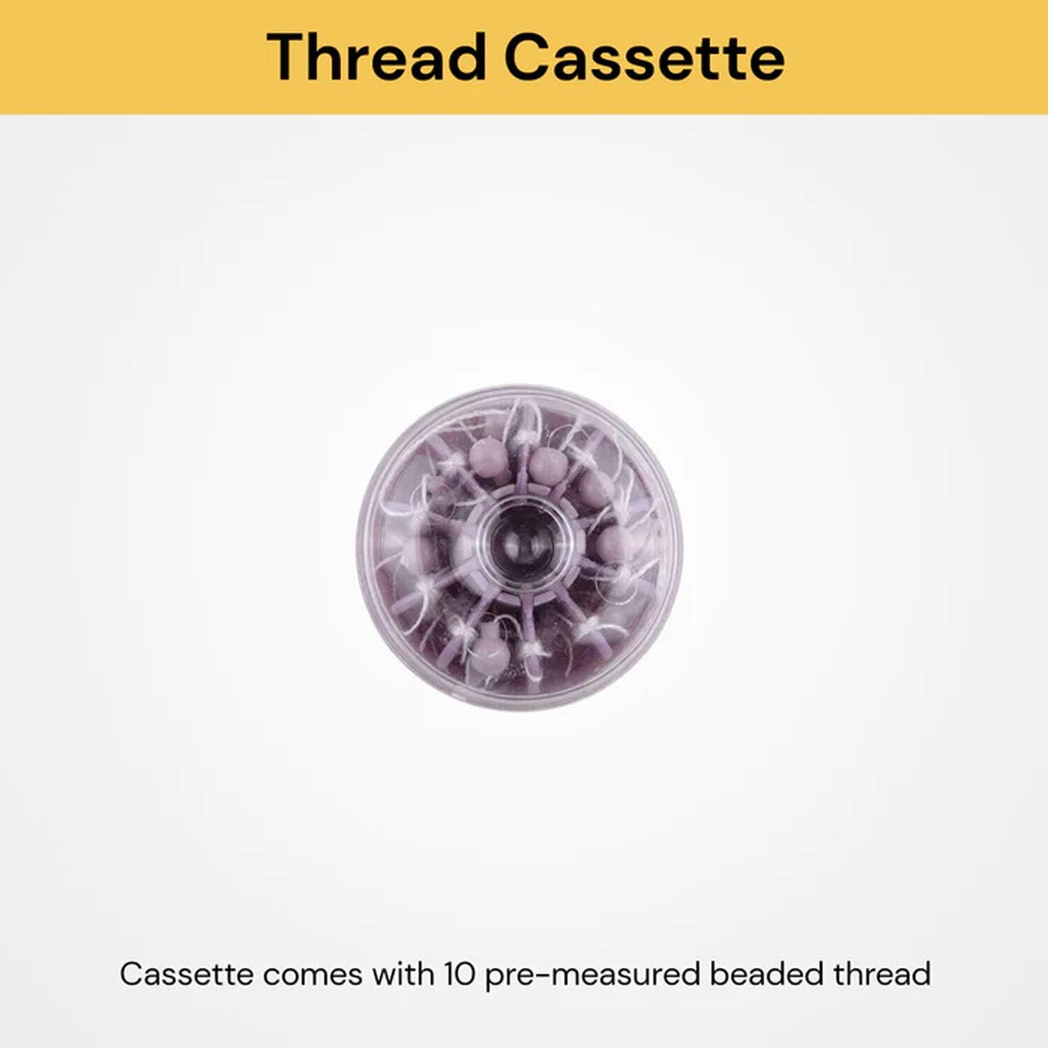 EZONEDEAL Eyebrow Face and Body Hair Threading and Removal System Tweezers for Eyebrows, Threading Tool, Threading Machine for Women, Threading Epilators for Women (Purple) image number 2