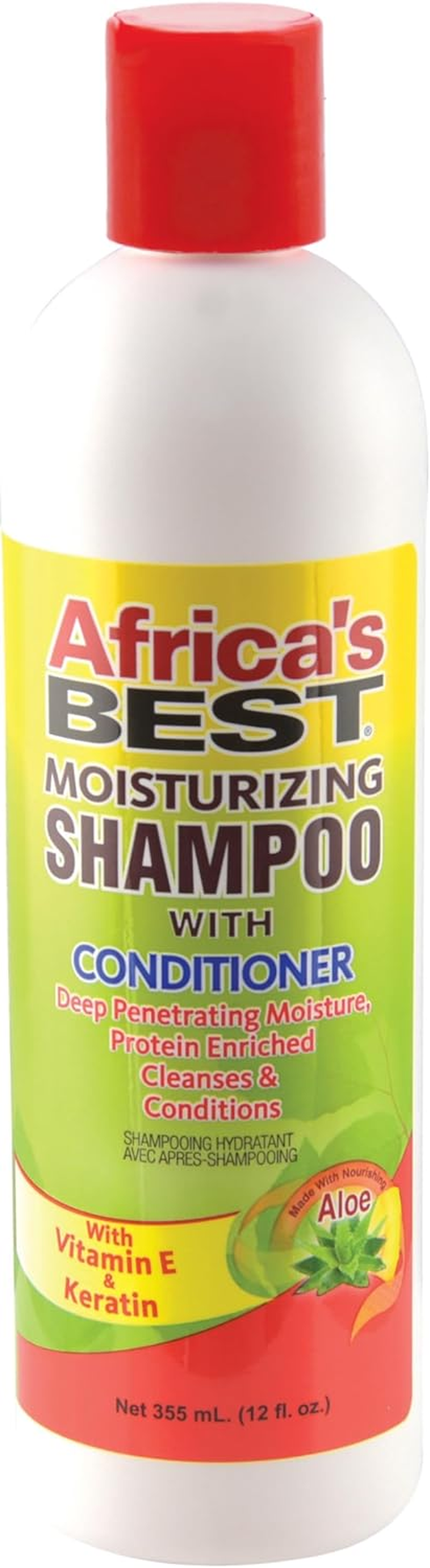 Africa'S Best Moisturizing Shampoo with Conditioner, 12 Ounce
