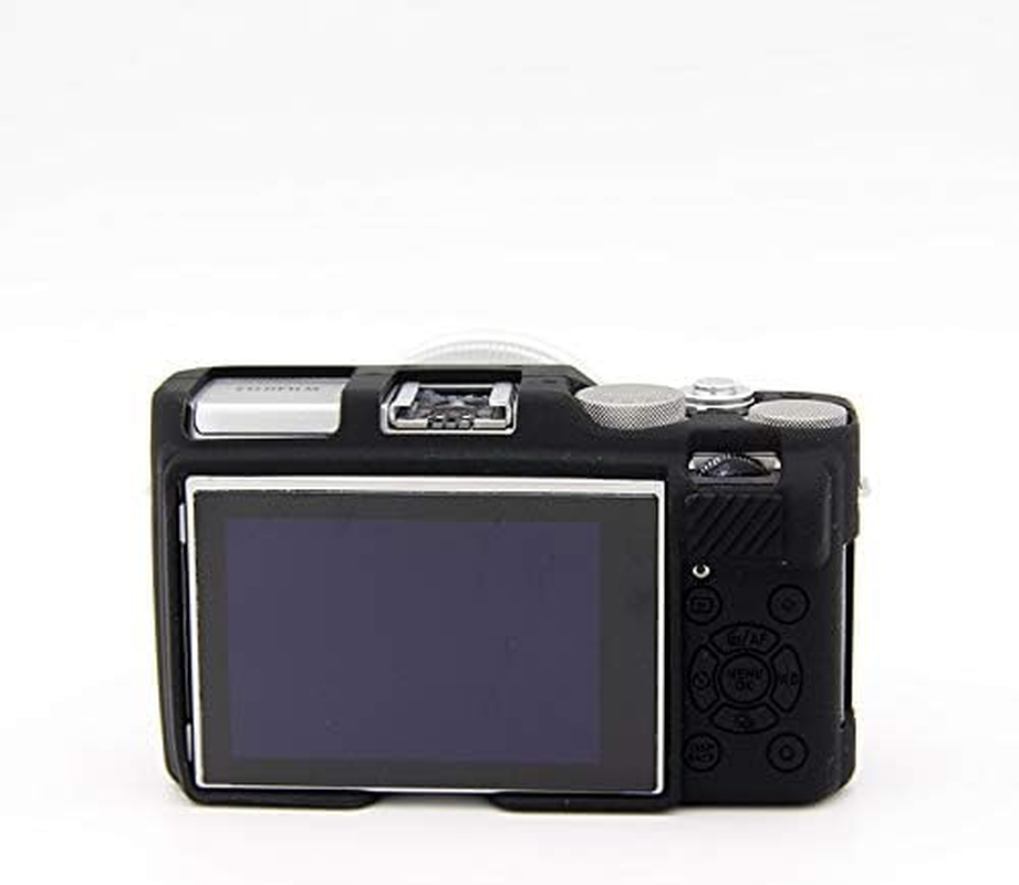 XA3/XA5/XA10 Camera Case, Cover Silicone Sleeve Protective Case with Removable Lens Cover, Anti-Scratch Soft Camera Body Skin for  X-A3/X-A5/X-A10 Camera (Black) image number 6