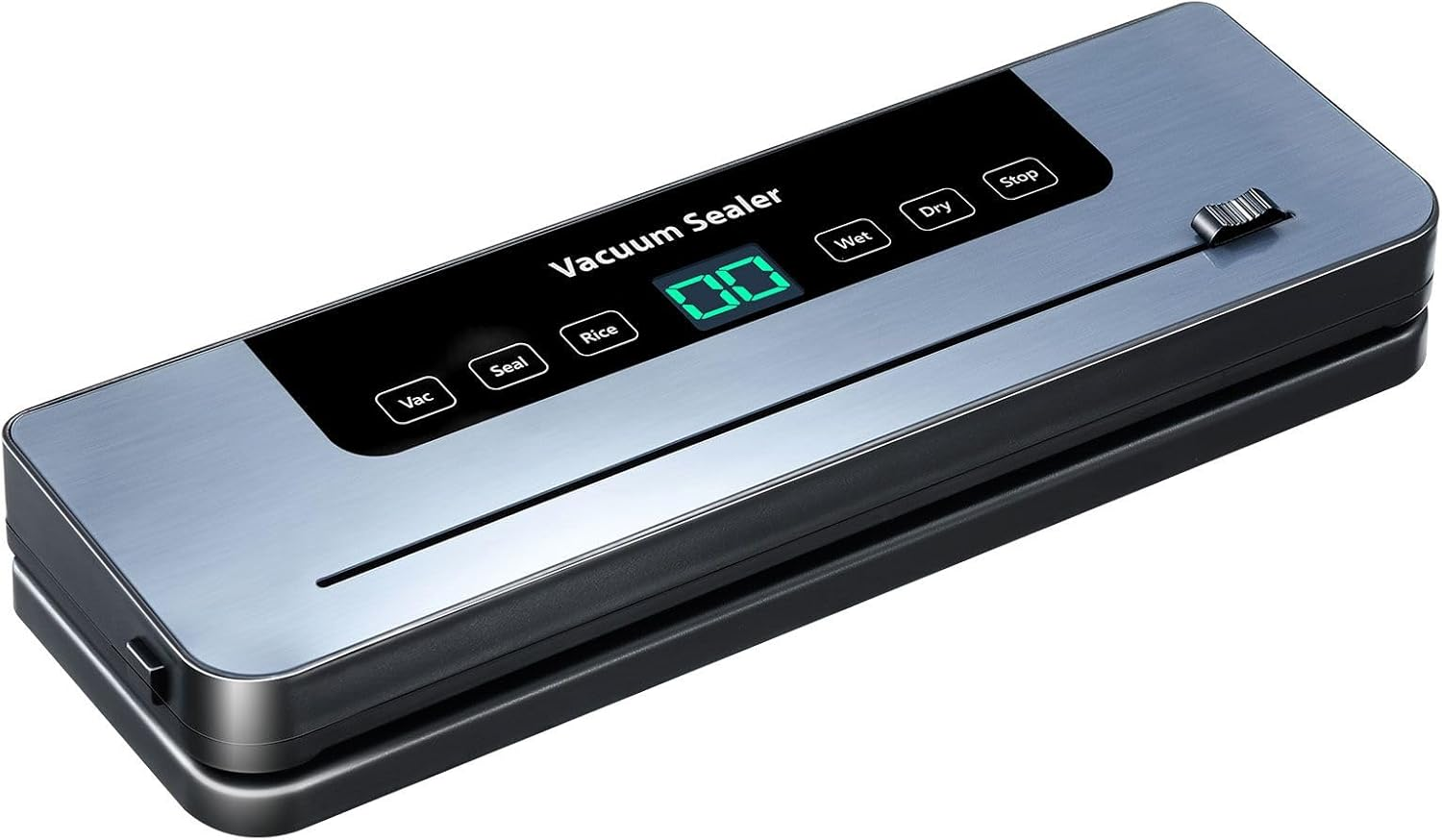 80Kpa Vacuum Sealer Machine Fresh Meat Dry Wet Food Saver Storage Machine Heat Packing120W Countertop Automatic Airtight with Bags