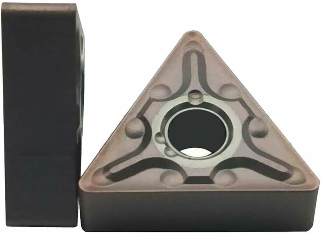 Tungsten Carbide Insert TNMG160408-MA TNMG 332 Turning Carbide Insert US735/VP15TF Lathe Chisel Indexable Tool Bit Set (20 Pieces)