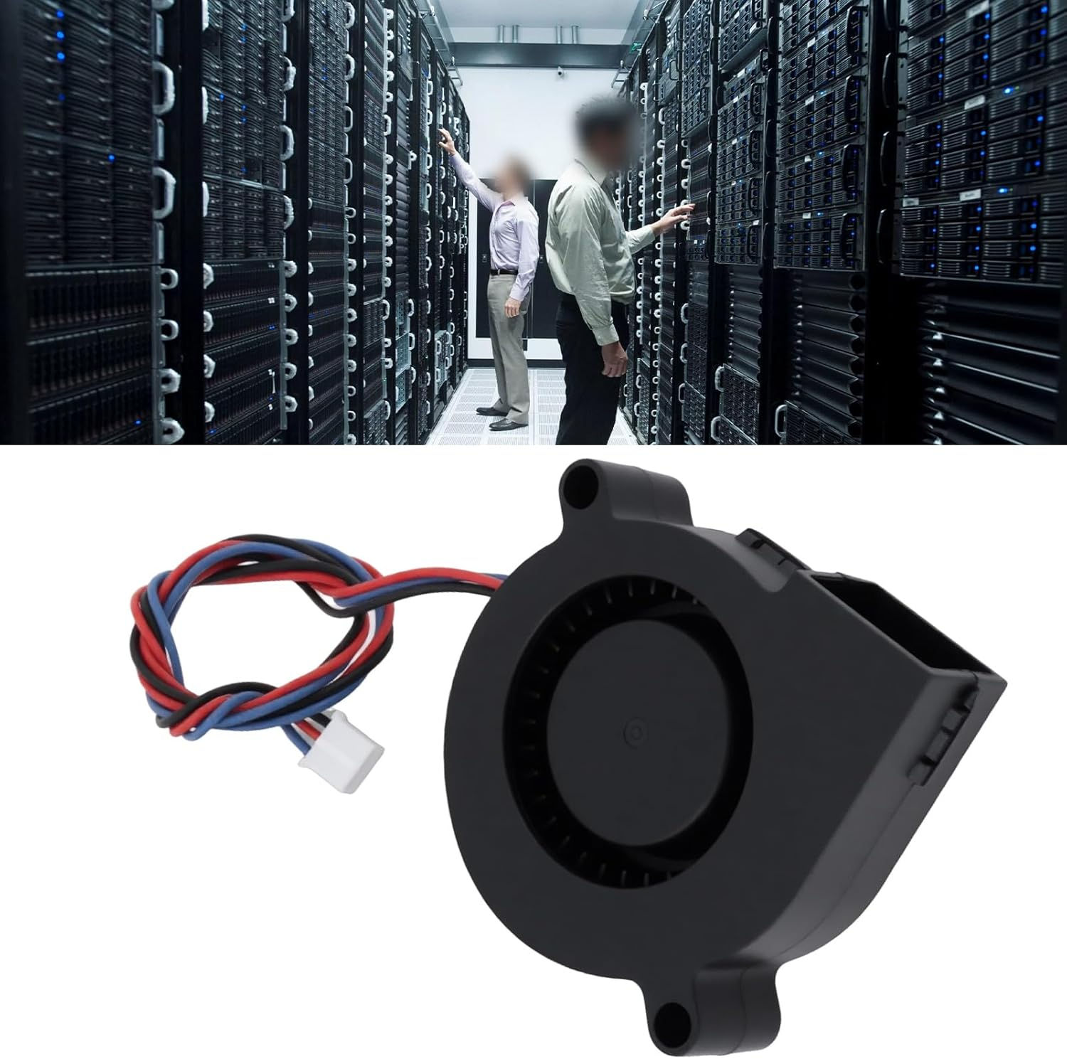 VGOL DC Brushliess 3-Pin Blower Fan BUB0512HB Cooling Fan for DIY Computer Case, DC12V 0.24A image number 6