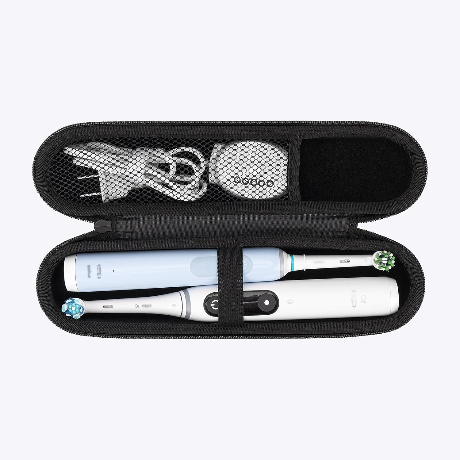 Linkidea Electric Toothbrush and Toothpaste Travel Case, Battery Toothbrush Carry Bag Compatible with Oral-B Pro 1500 8000, Philips Sonicare 5100, 6100, 9900, 4100