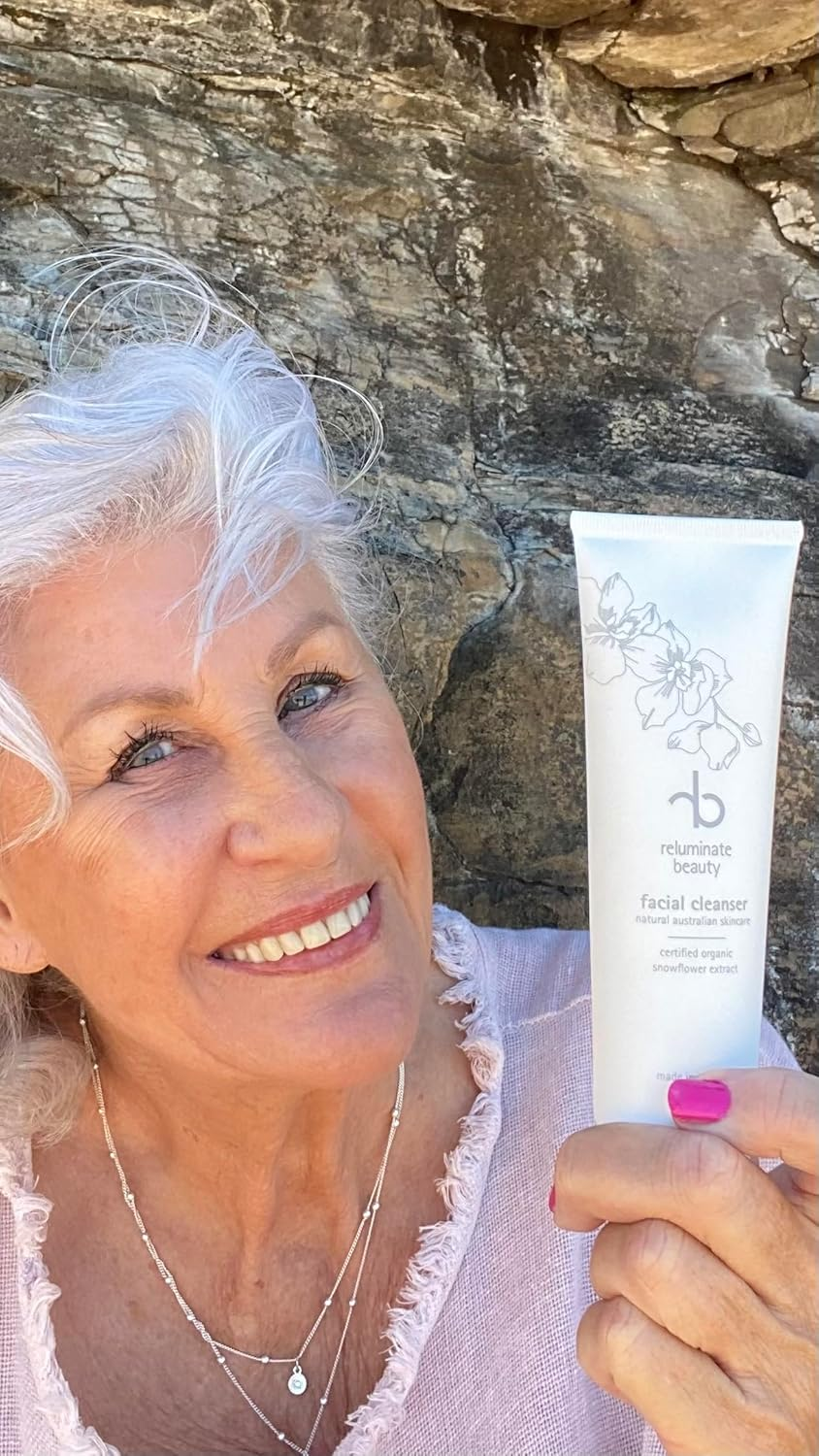 Snowflower Facial Cream Cleanser &ndash; Brightening & Hydrating Cleanser for Dry, Dull or Sensitive Skin | with Lemon Myrtle & Sunflower Seed Oil | Natural, Vegan, Australian Made image number 4