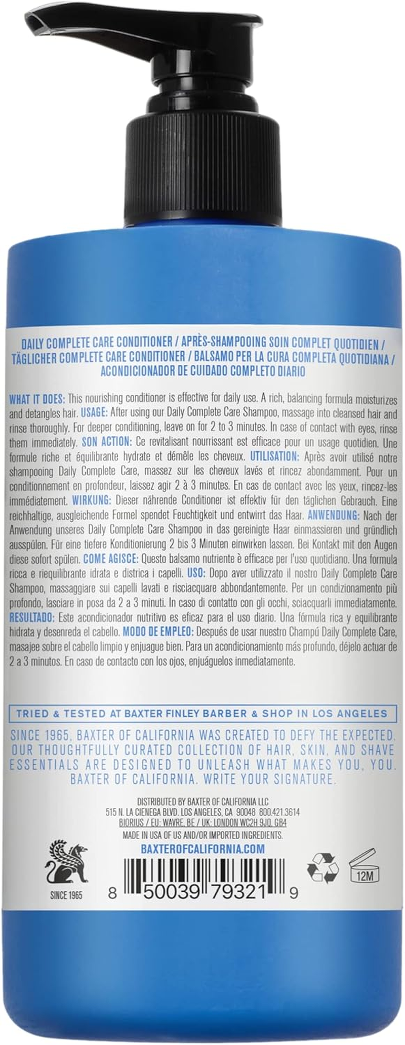 Baxter of California Daily Complete Care Conditioner 473 Ml image number 1