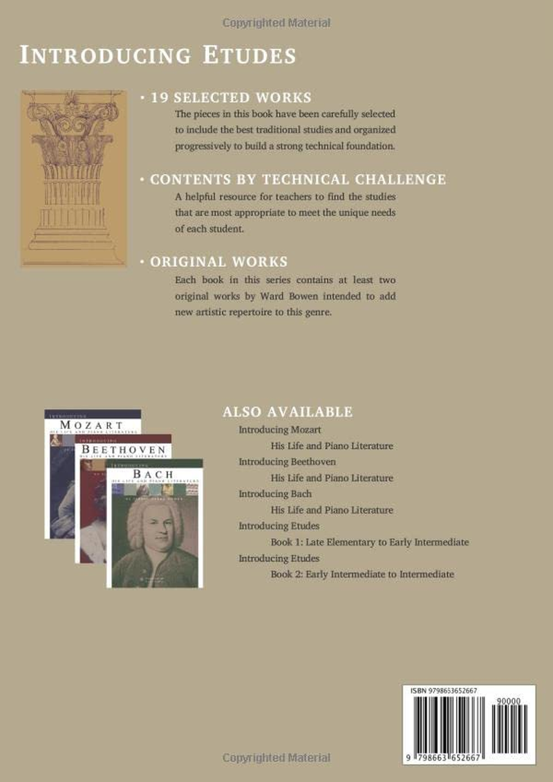 Introducing Etudes for Building Piano Technique, Book 3: Intermediate to Late Intermediate