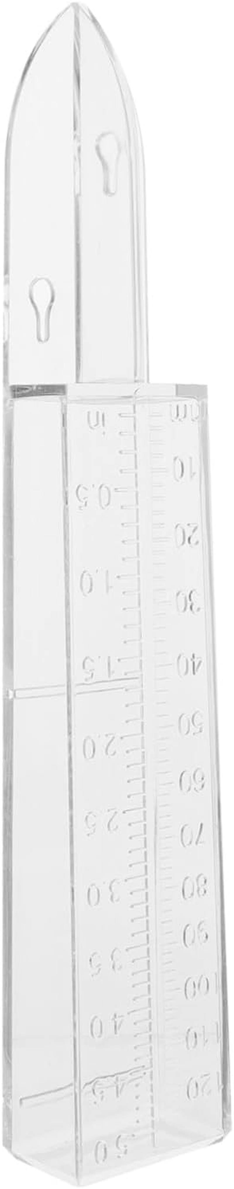 INOOMP Outdoor Rain Gauge Plastic Rainfall Measuring Container with Graduated Scale for Garden Lawn Patio Weather-Resistant Rainwater image number 6