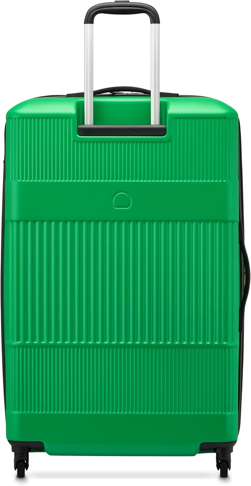 United Colors of Benetton Ribbed Hardside Expandable Luggage with Spinner Wheels