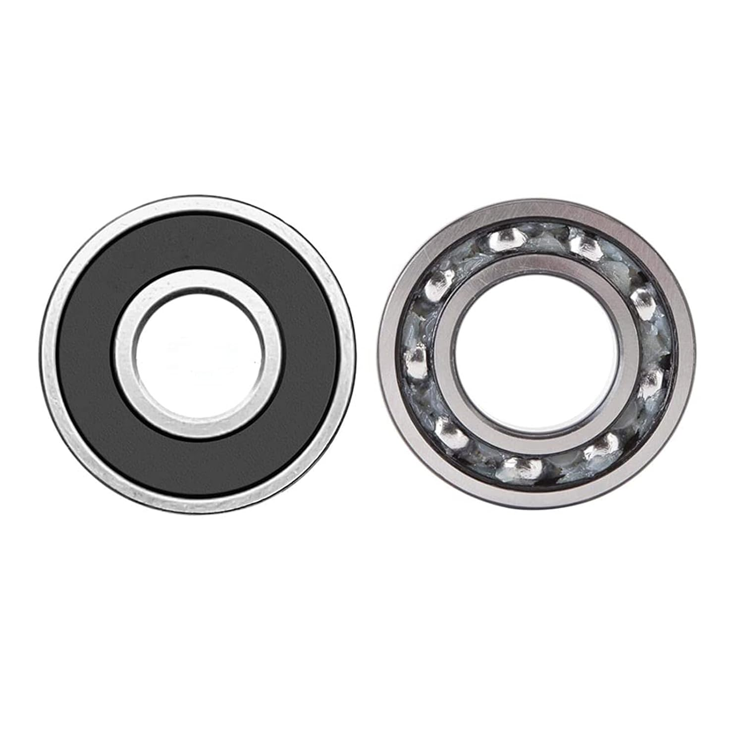 Yeanifeana 24PCS 608-RS Ball Bearing, Double Rubber Sealed Shielded Miniature Deep Groove Bearings for Skateboards, Skates, Scooters & Longboards, High Speed, Low Noise, Durable