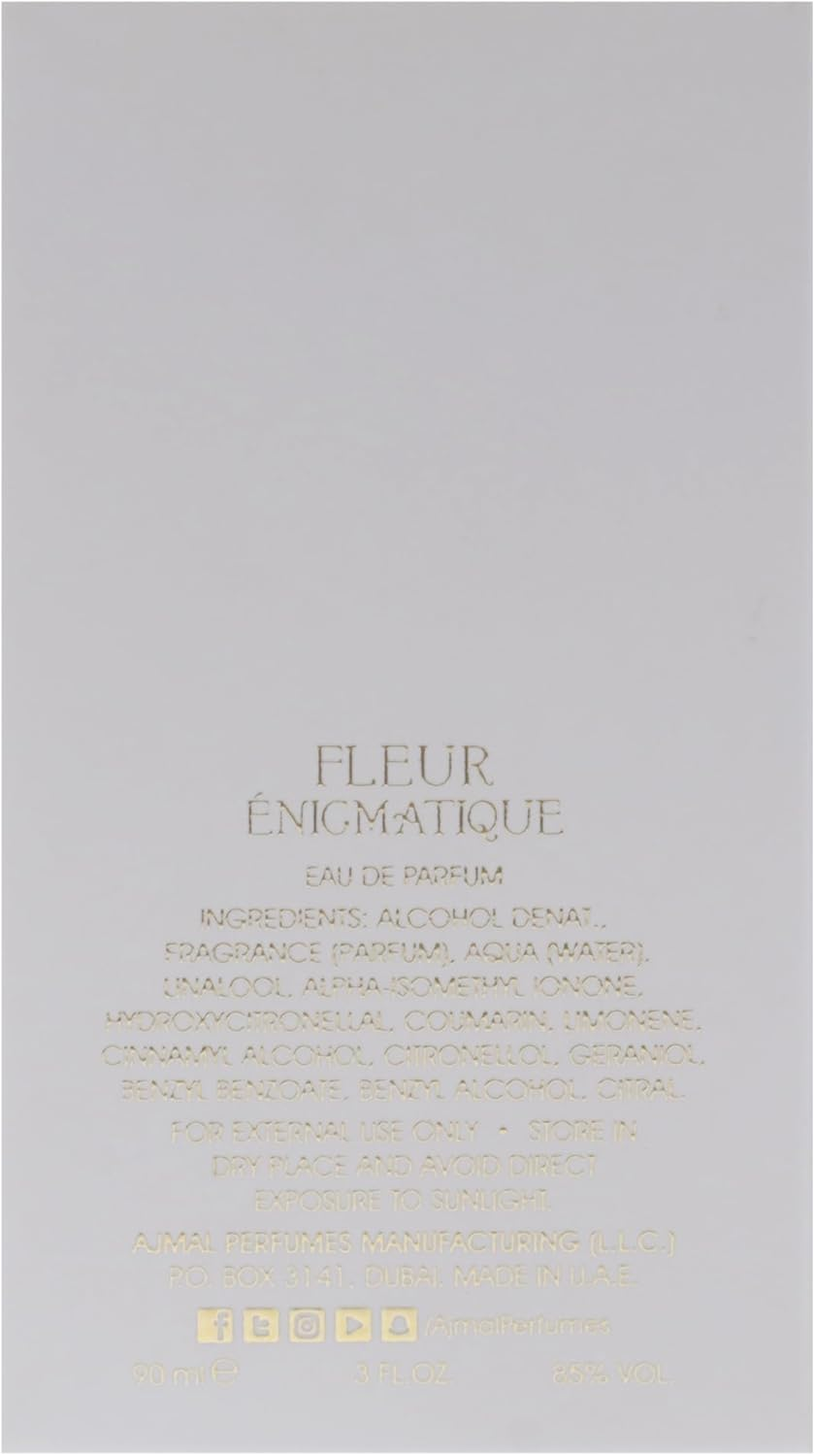 Fleur Enigmatique by Ajmal for Unisex - 3 Oz EDP Spray image number 6
