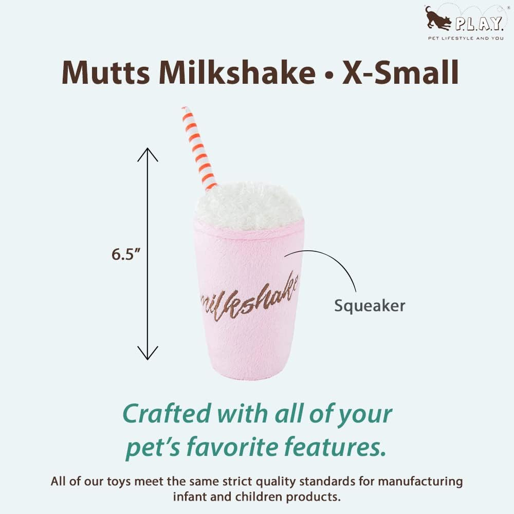 Dog Toy_Plush Toy - Milkshake_Xs image number 1