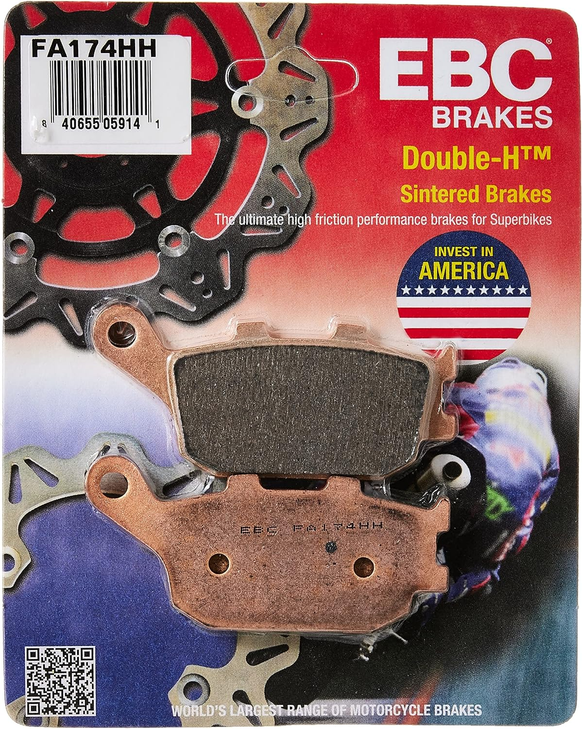 EBC Brakes FA174HH Disc Brake Pad Set
