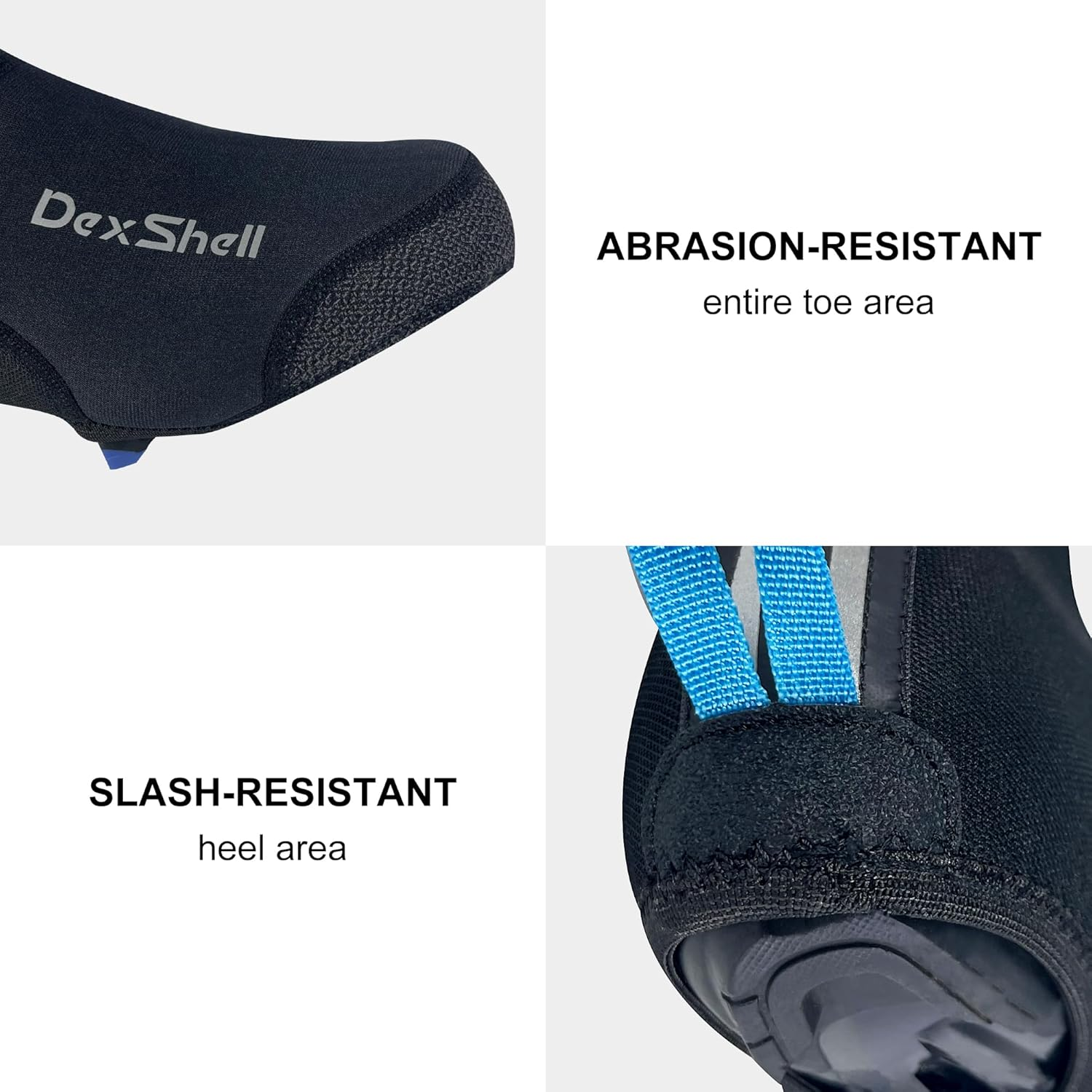 Dexshell Cycling Shoe Covers for Men and Women, Showerproof & Windproof for Winter Road Cycling Biking Overshoes image number 2