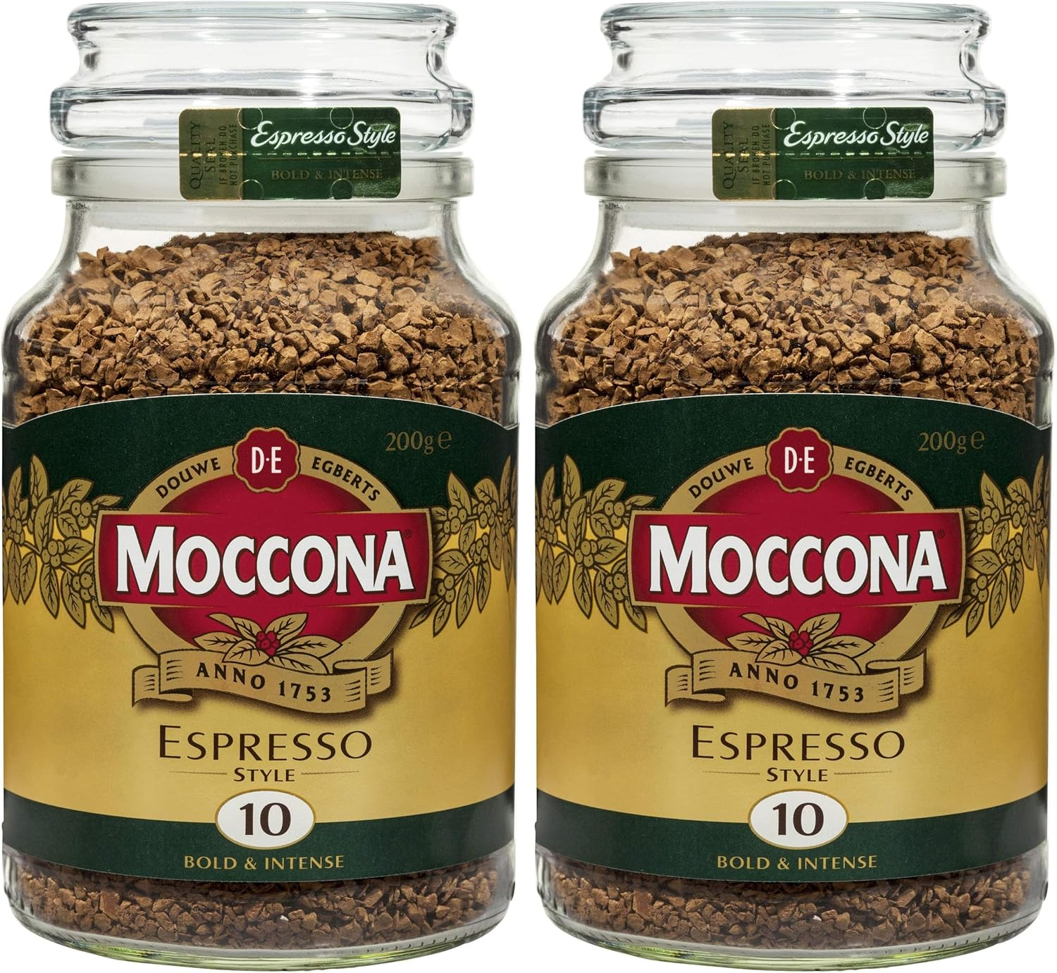 Moccona Espresso Style Freeze Dried Instant Coffee 400 G