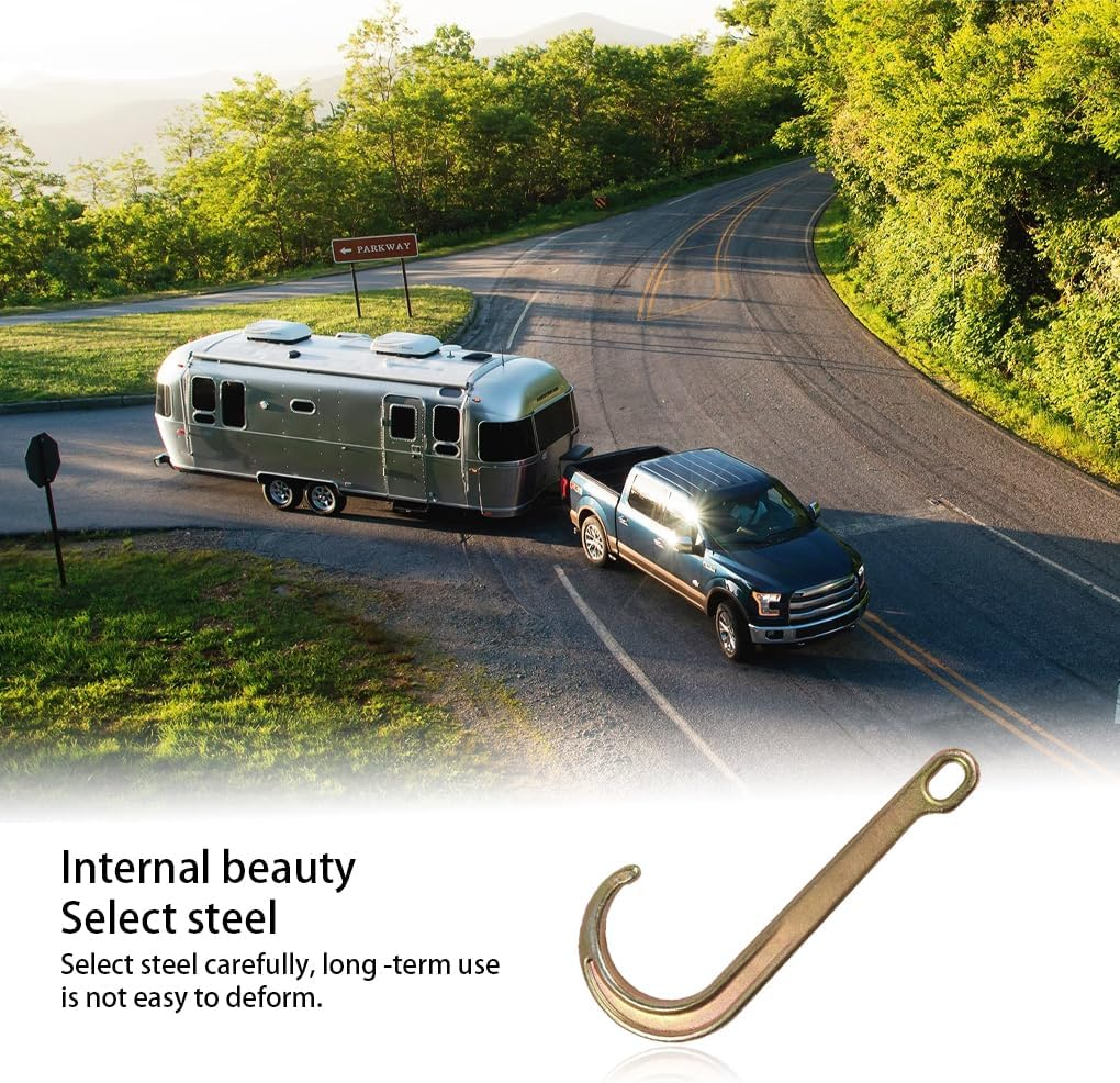 Universal Tow Truck Hook Wrecker J Shaped Hooks Towing Tool Automotive Automobile Repair Upgrade Accessories Spare Parts image number 1