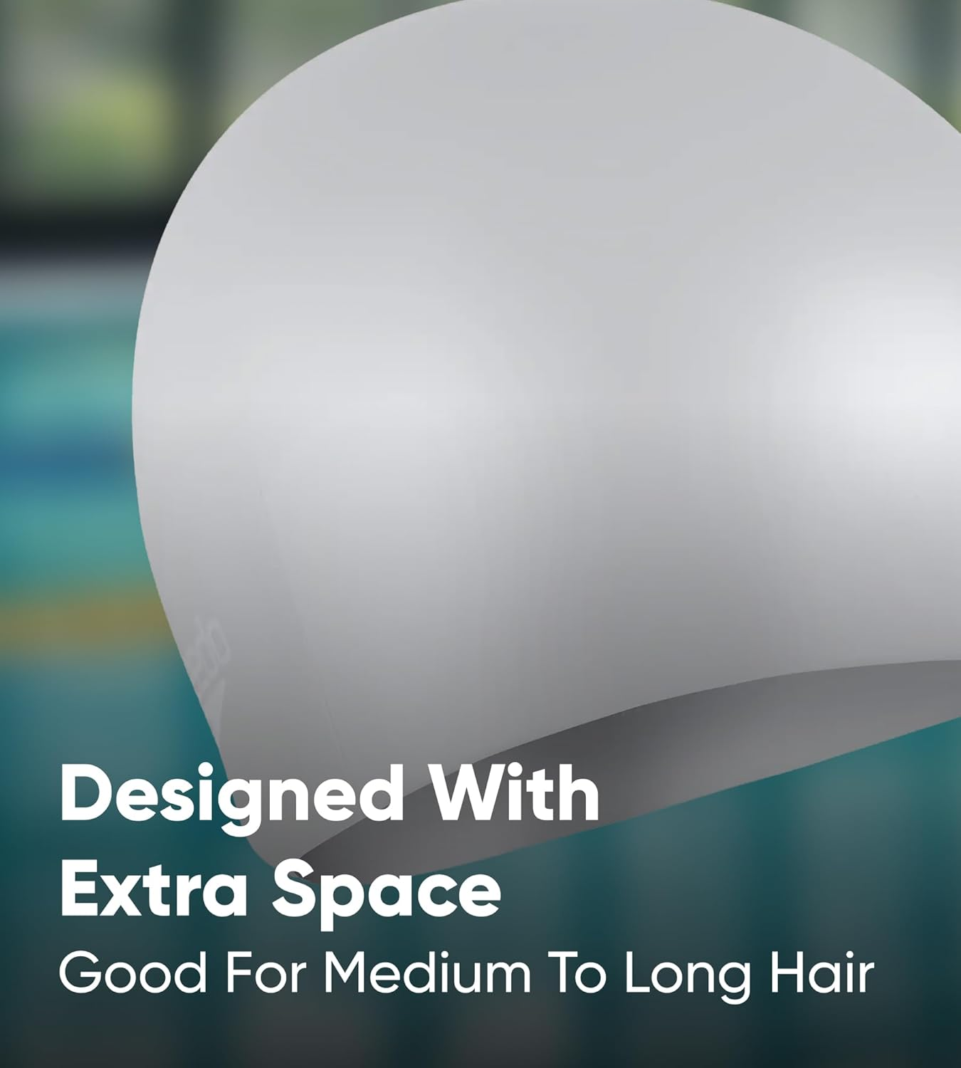 Speedo Unisex Long Hair Swimming Cap | Swim Cap | Snag Free | Easy-On image number 5